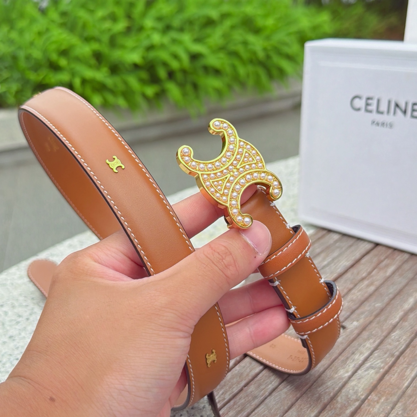 💥💥💥2.5cm赛琳腰带，头层牛皮，长度：75.80.85.90.95.100.105欧，铜五金扣原版开