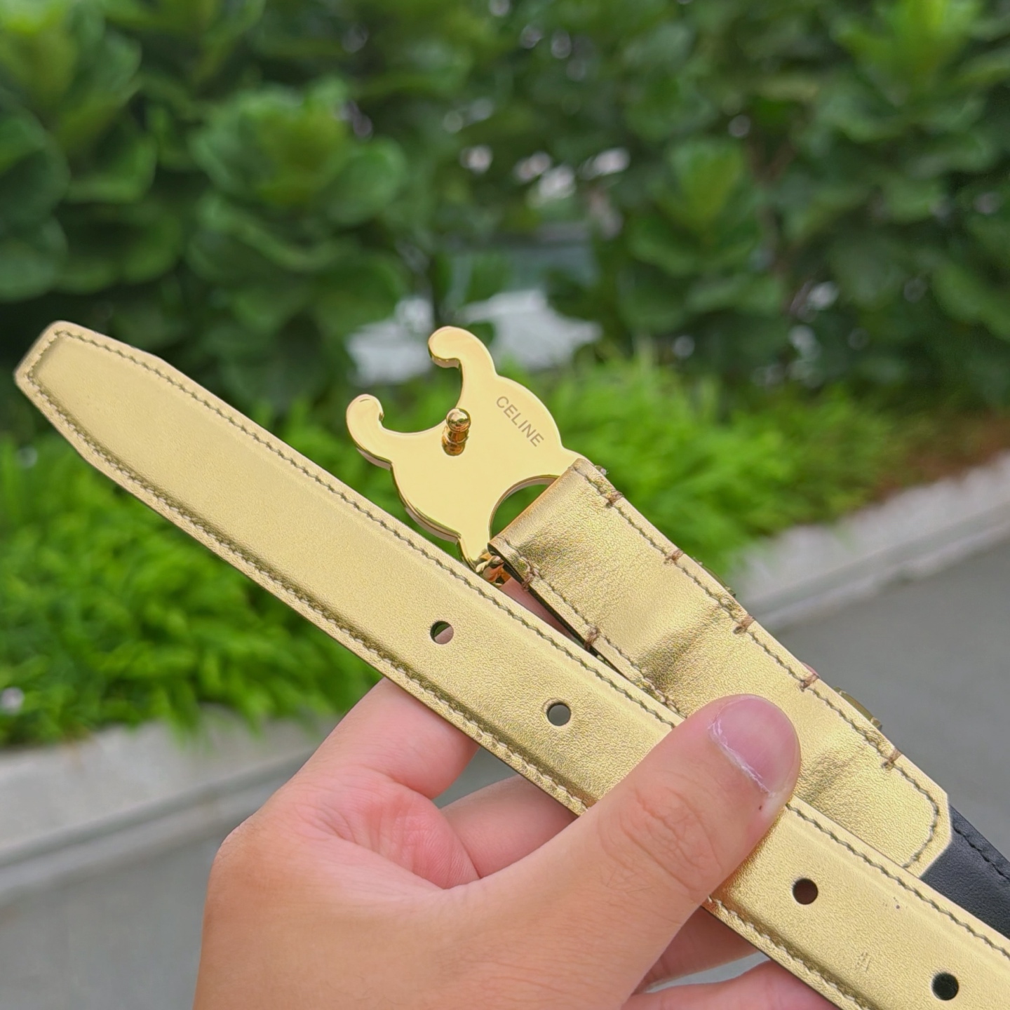 💥💥💥2.5cm赛琳腰带，头层牛皮，长度：75.80.85.90.95.100.105欧，铜五金扣原版开