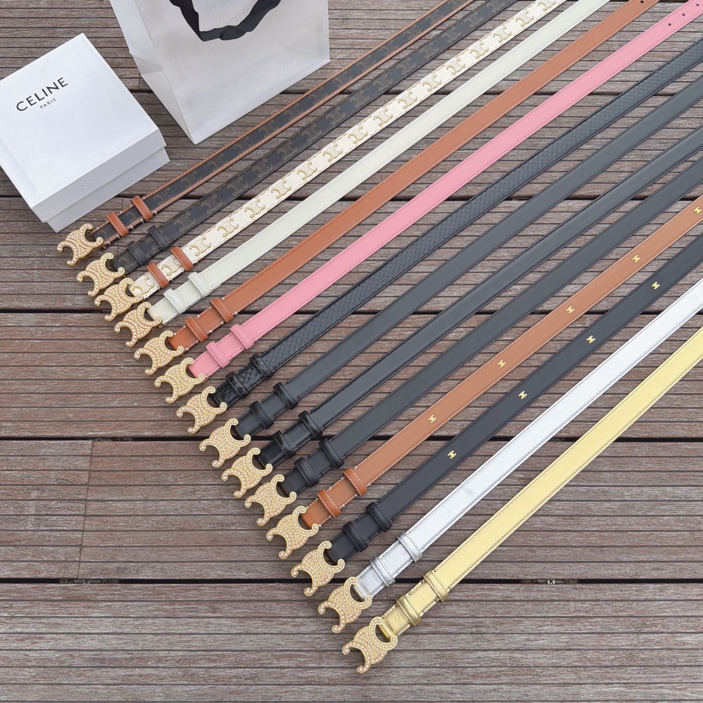 💥💥💥2.5cm赛琳腰带，头层牛皮，长度：75.80.85.90.95.100.105欧，铜五金扣原版开