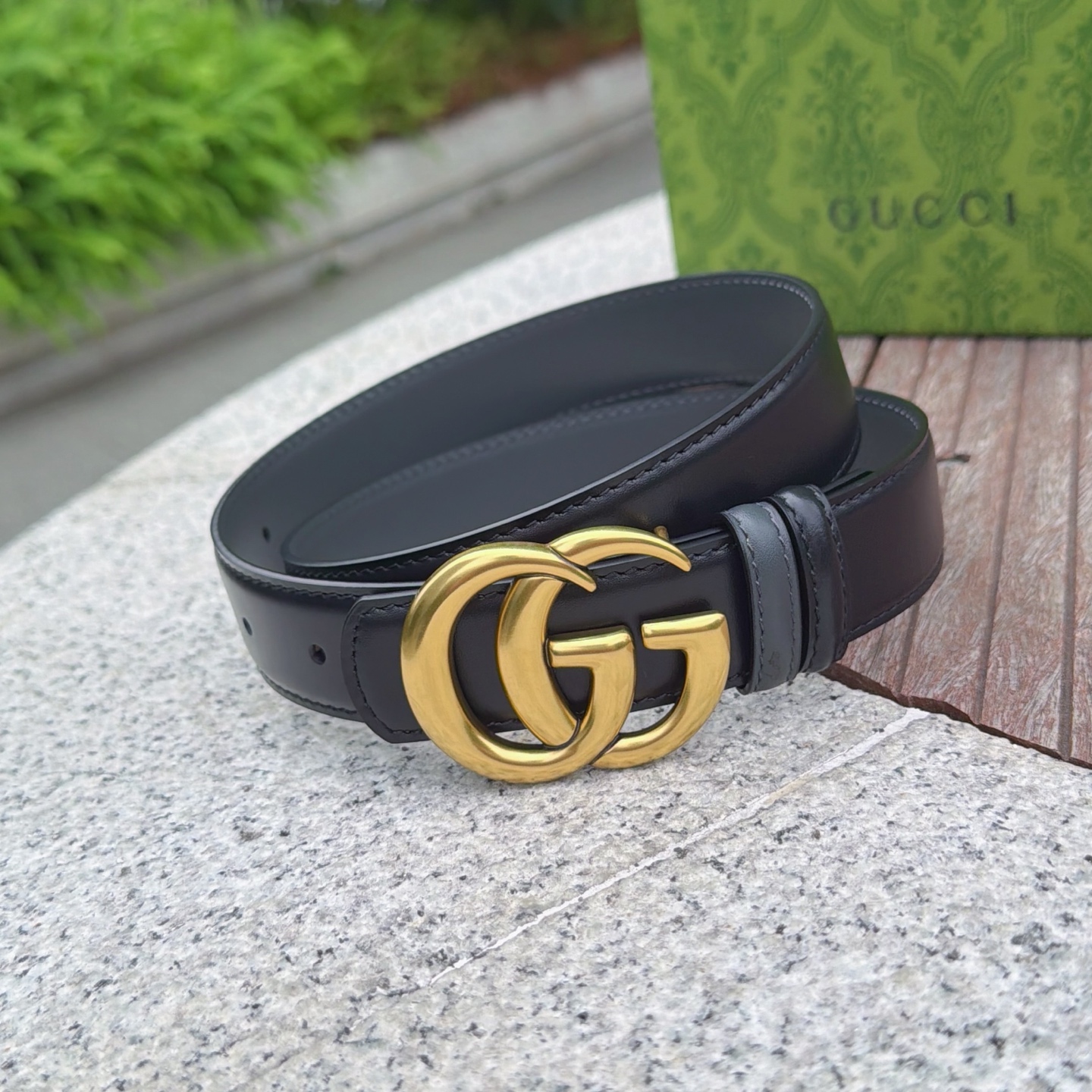 💥💥💥3.0cm 古驰 腰带，双面头层牛皮，长度：75.80.85.90.95.100.105欧，铜五金