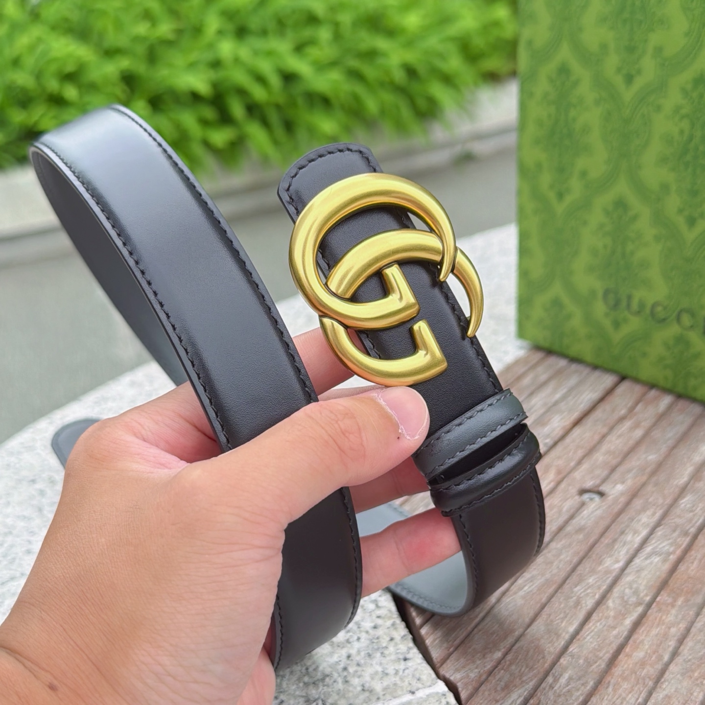 💥💥💥3.0cm 古驰 腰带，双面头层牛皮，长度：75.80.85.90.95.100.105欧，铜五金