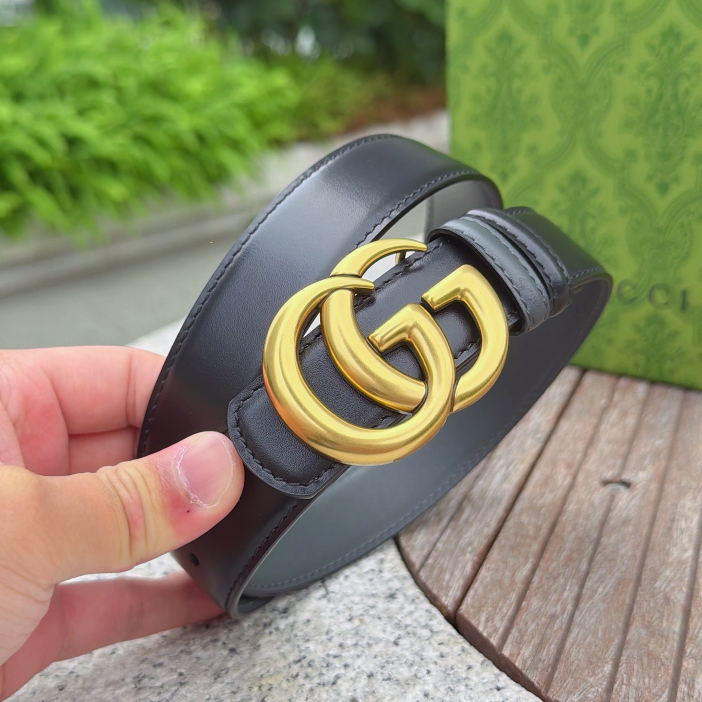 💥💥💥3.0cm 古驰 腰带，双面头层牛皮，长度：75.80.85.90.95.100.105欧，铜五金