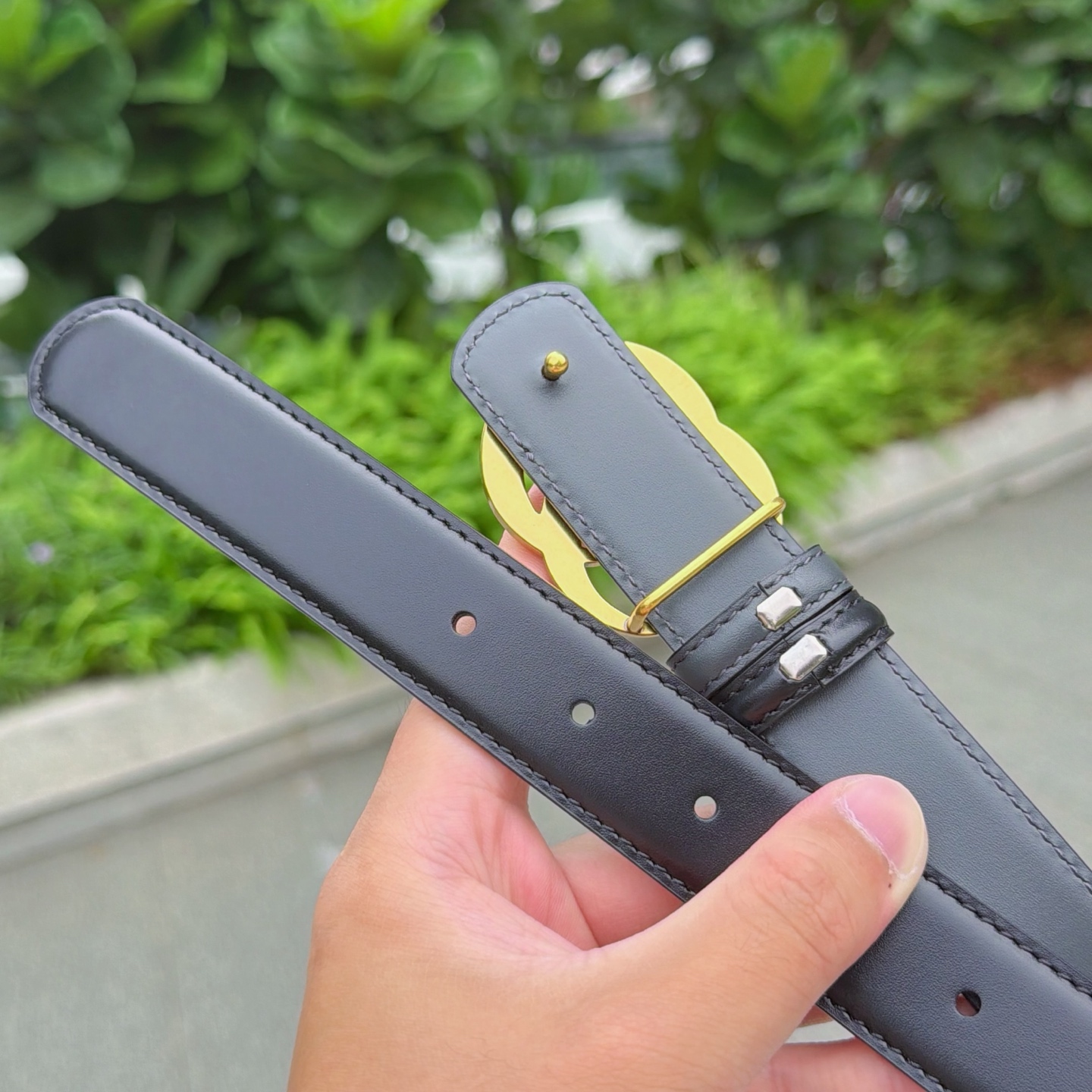 💥💥💥3.0cm 古驰 腰带，双面头层牛皮，长度：75.80.85.90.95.100.105欧，铜五金