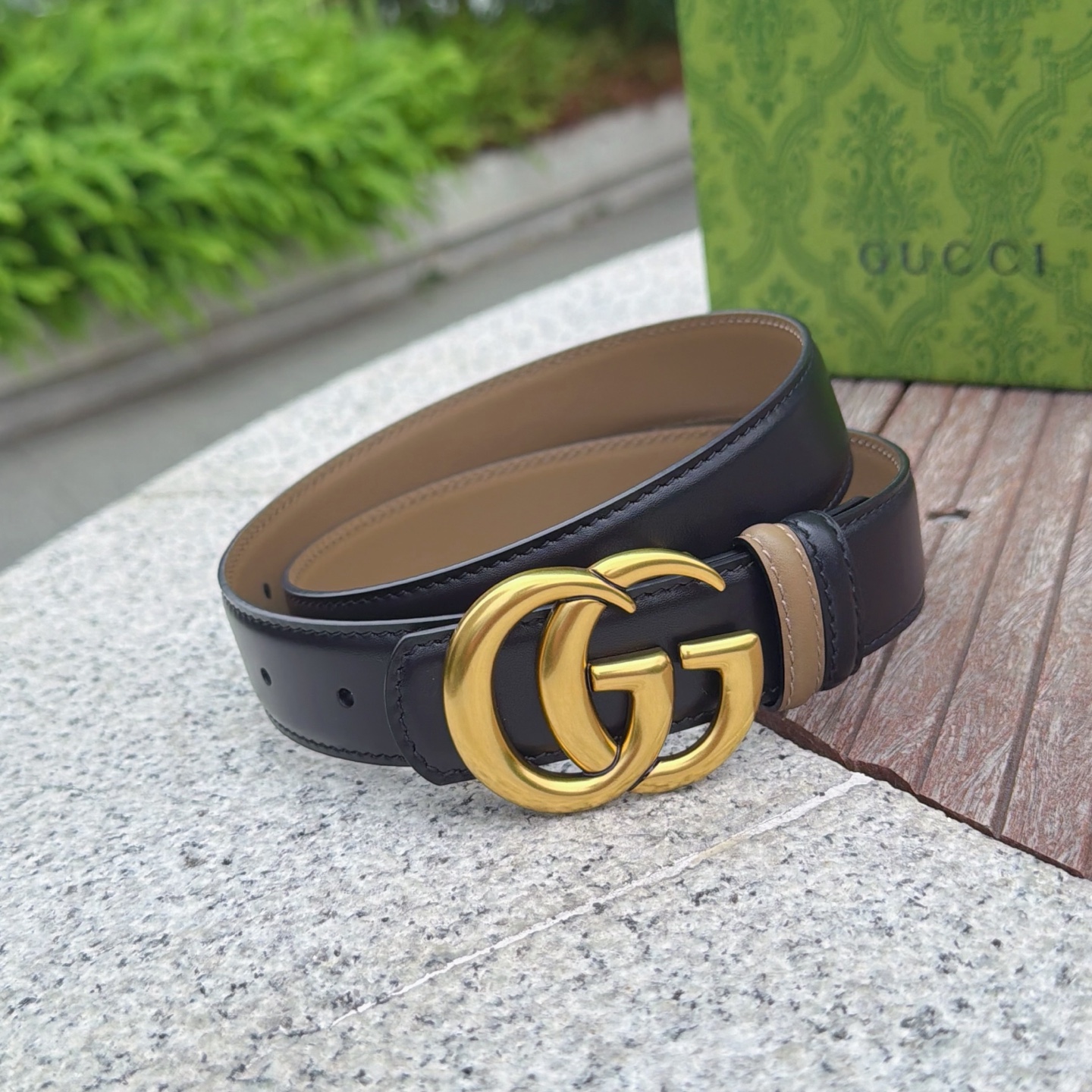 💥💥💥3.0cm 古驰 腰带，双面头层牛皮，长度：75.80.85.90.95.100.105欧，铜五金