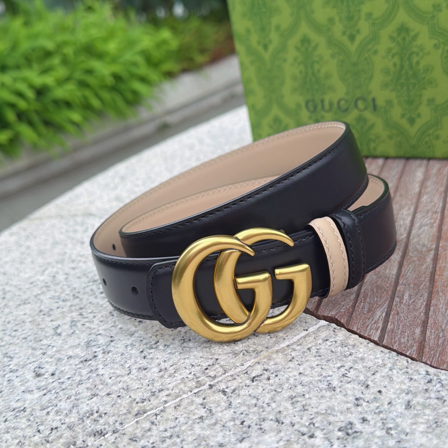 💥💥💥3.0cm 古驰 腰带，双面头层牛皮，长度：75.80.85.90.95.100.105欧，铜五金