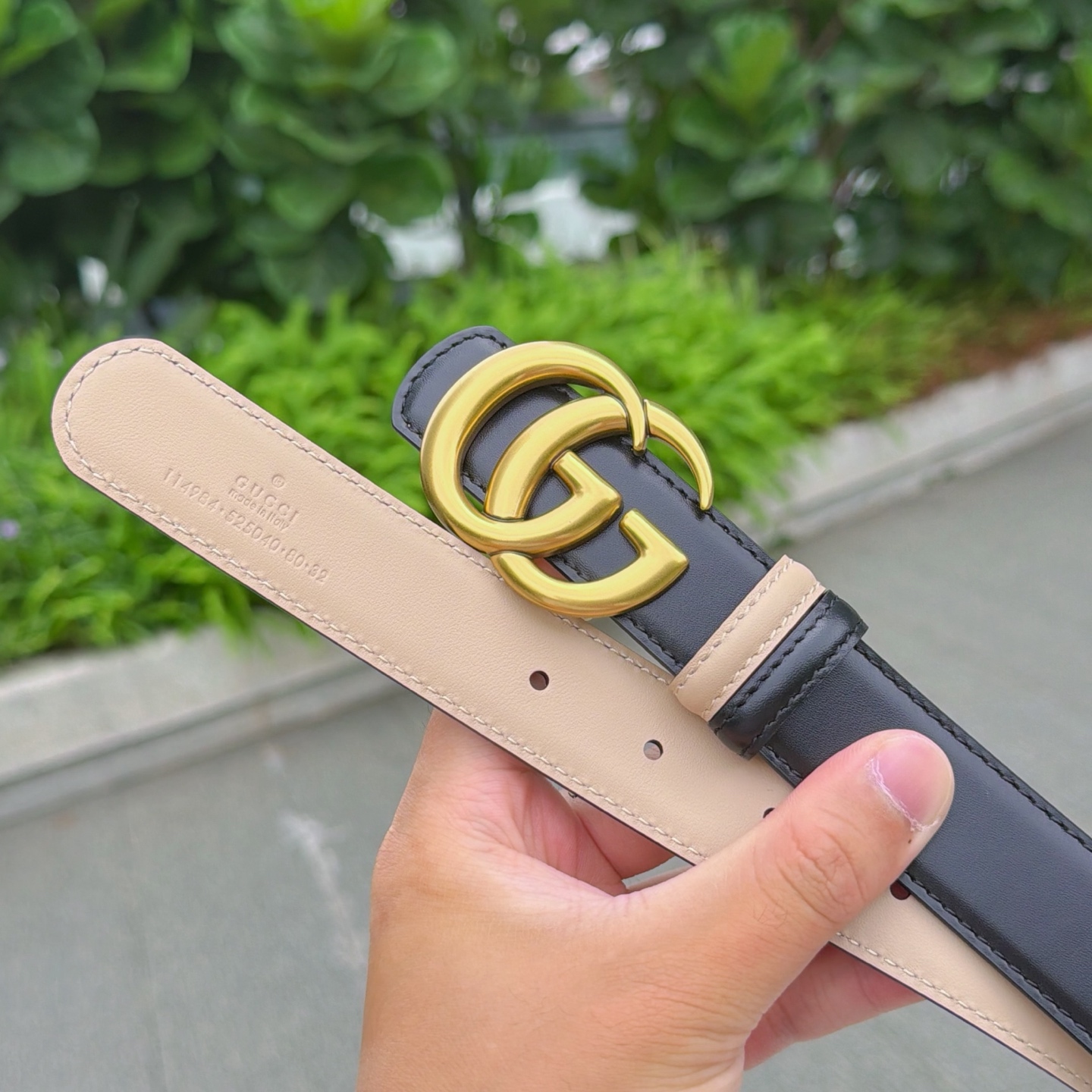 💥💥💥3.0cm 古驰 腰带，双面头层牛皮，长度：75.80.85.90.95.100.105欧，铜五金