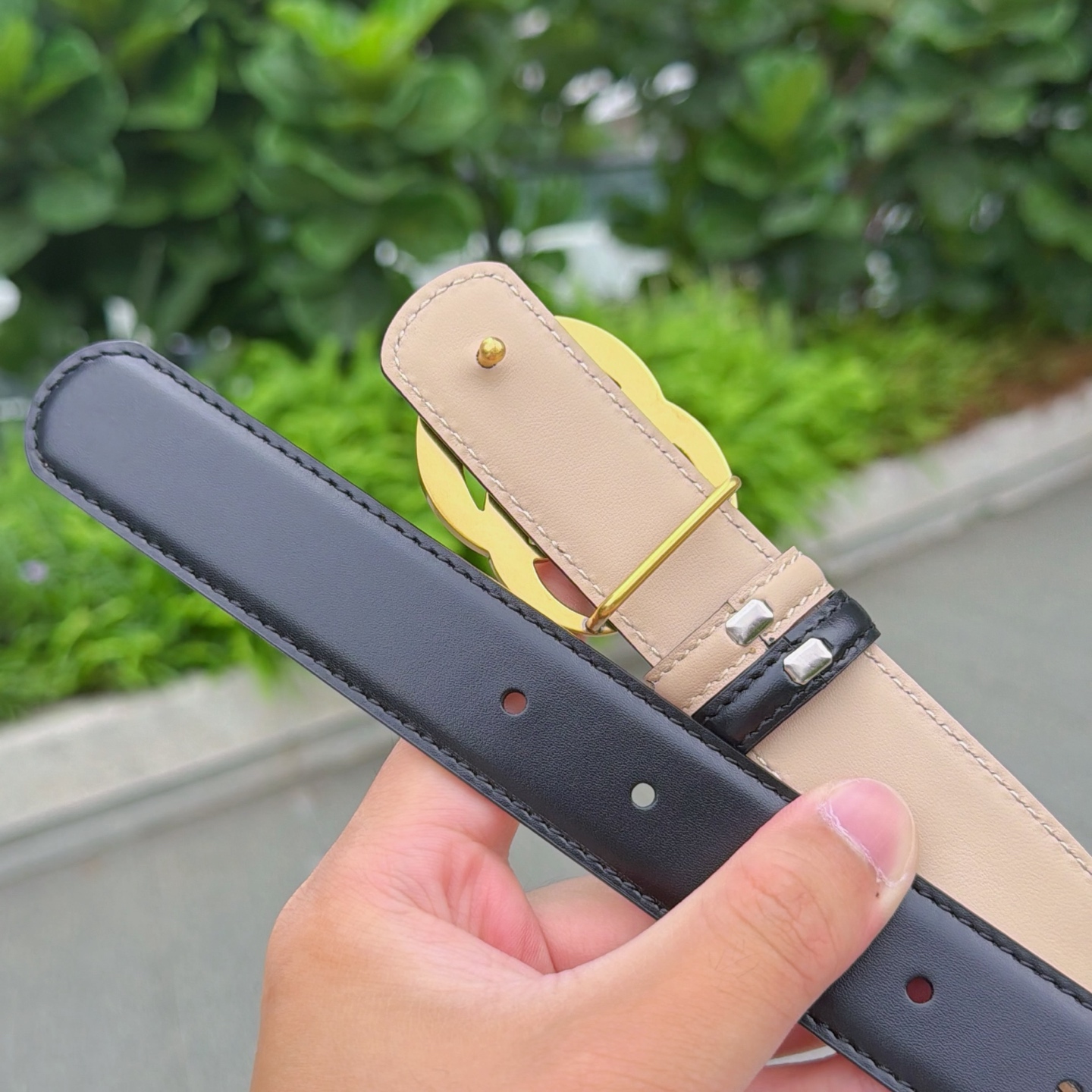 💥💥💥3.0cm 古驰 腰带，双面头层牛皮，长度：75.80.85.90.95.100.105欧，铜五金