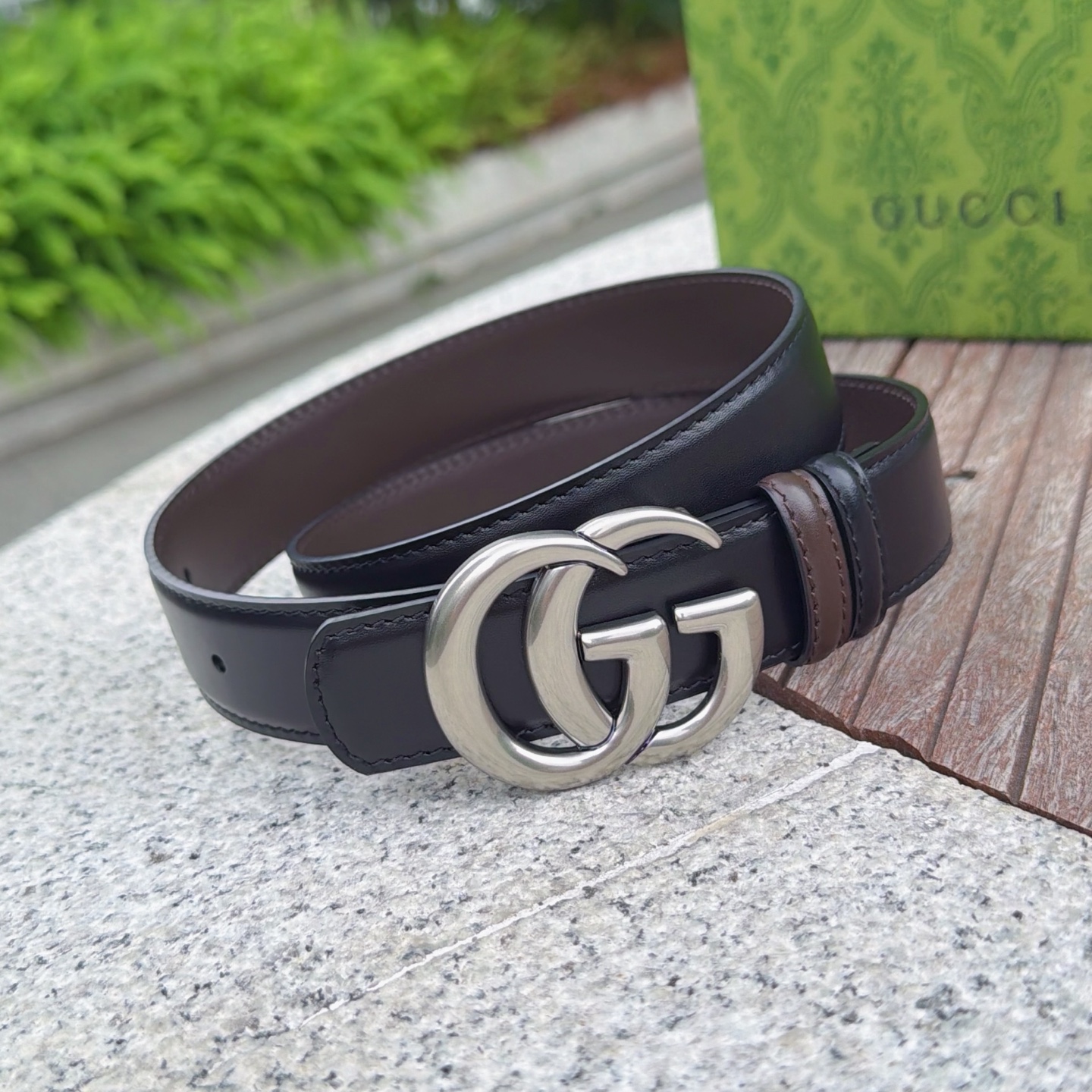 💥💥💥3.0cm 古驰 腰带，双面头层牛皮，长度：75.80.85.90.95.100.105欧，铜五金