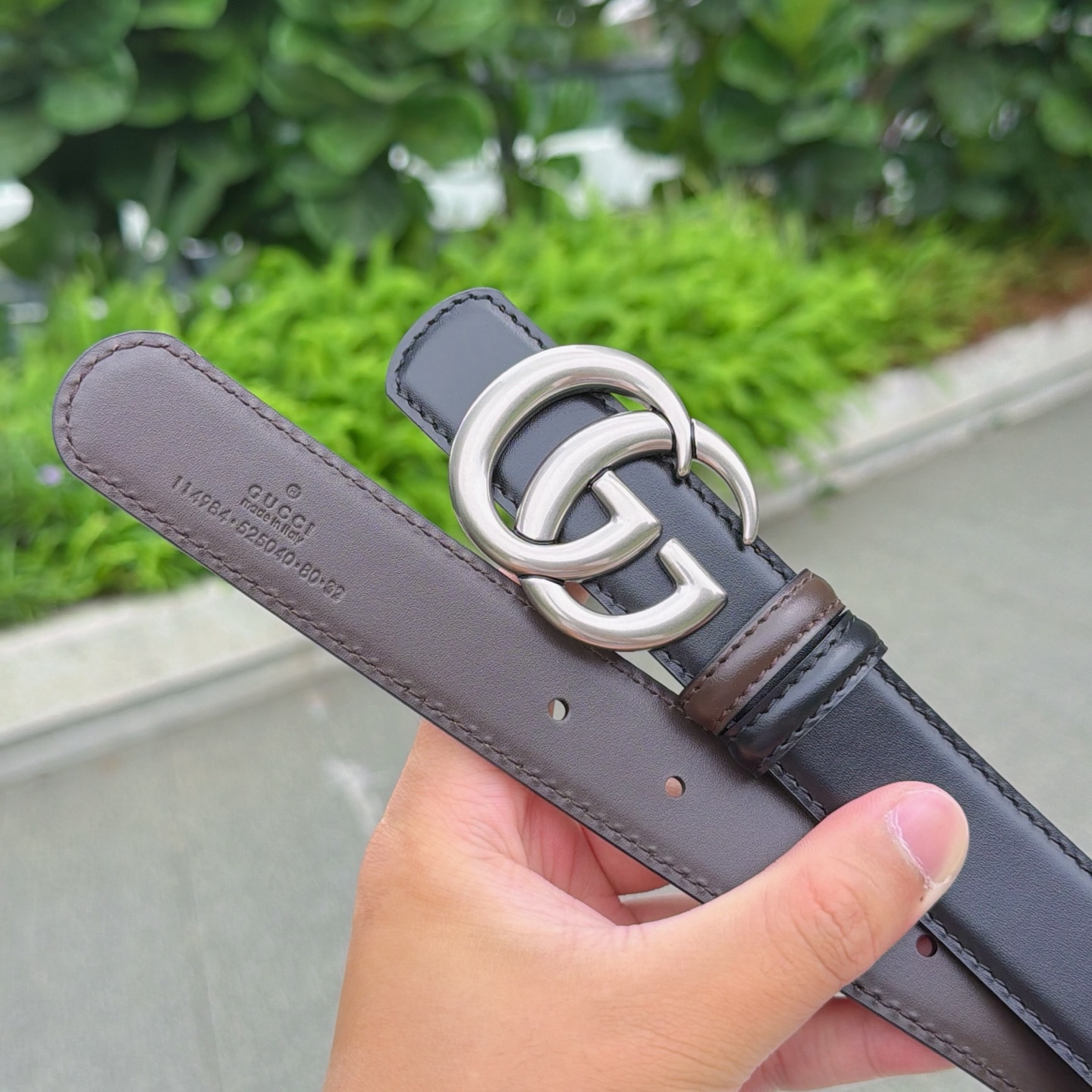 💥💥💥3.0cm 古驰 腰带，双面头层牛皮，长度：75.80.85.90.95.100.105欧，铜五金