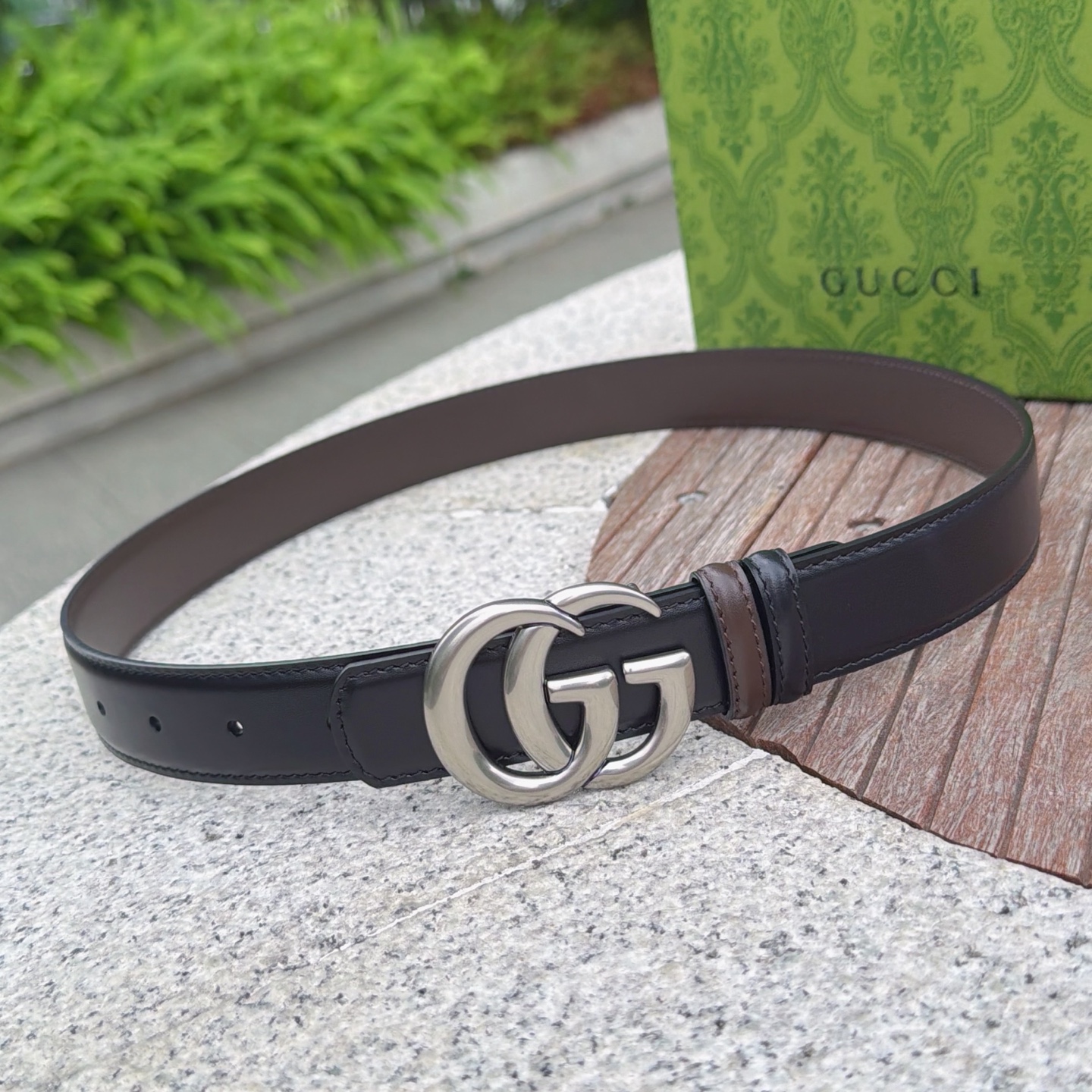 💥💥💥3.0cm 古驰 腰带，双面头层牛皮，长度：75.80.85.90.95.100.105欧，铜五金