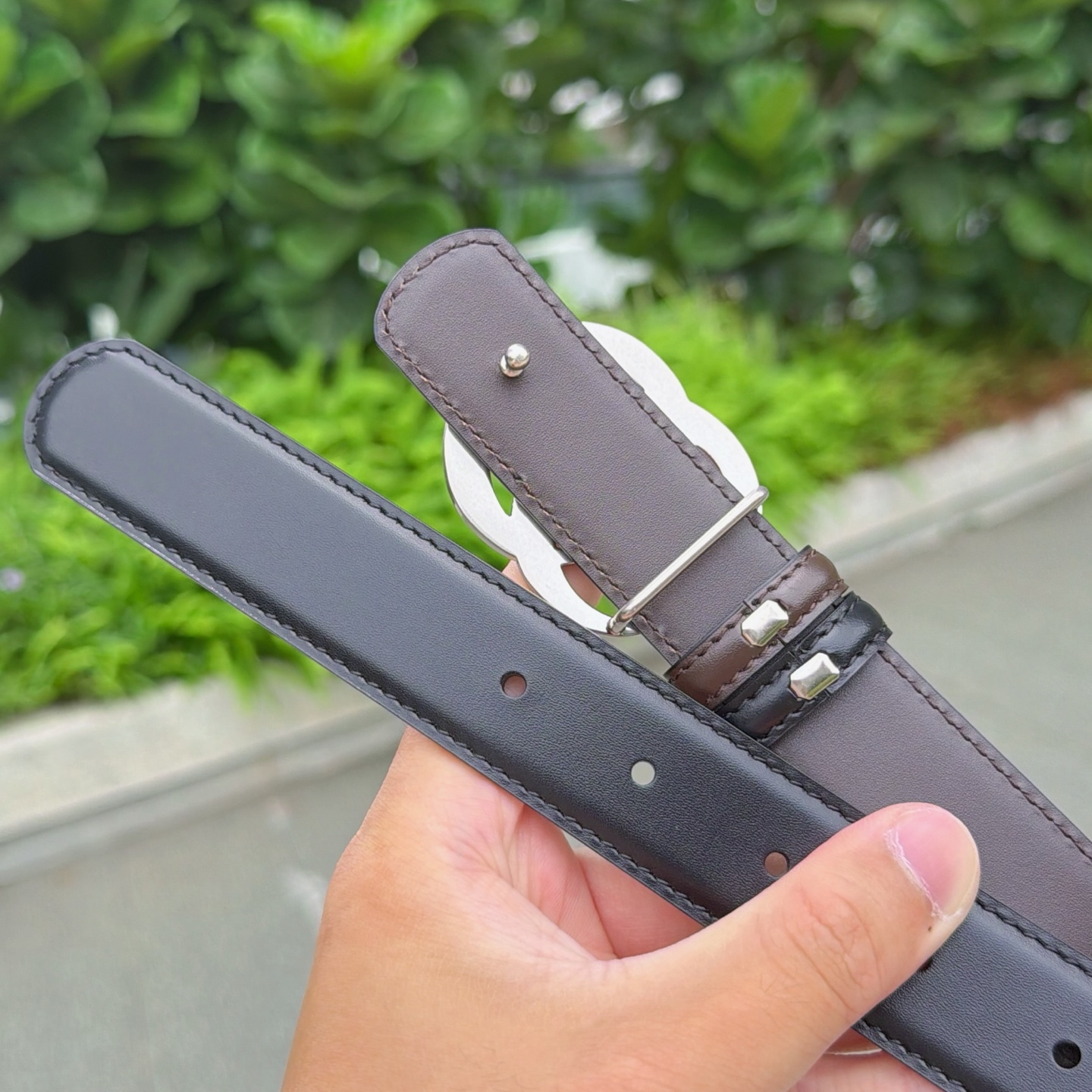 💥💥💥3.0cm 古驰 腰带，双面头层牛皮，长度：75.80.85.90.95.100.105欧，铜五金