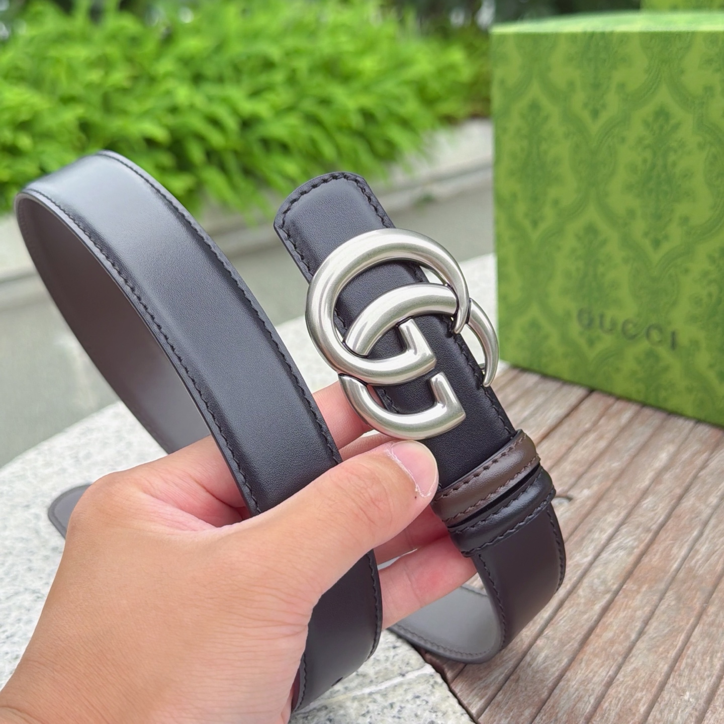 💥💥💥3.0cm 古驰 腰带，双面头层牛皮，长度：75.80.85.90.95.100.105欧，铜五金