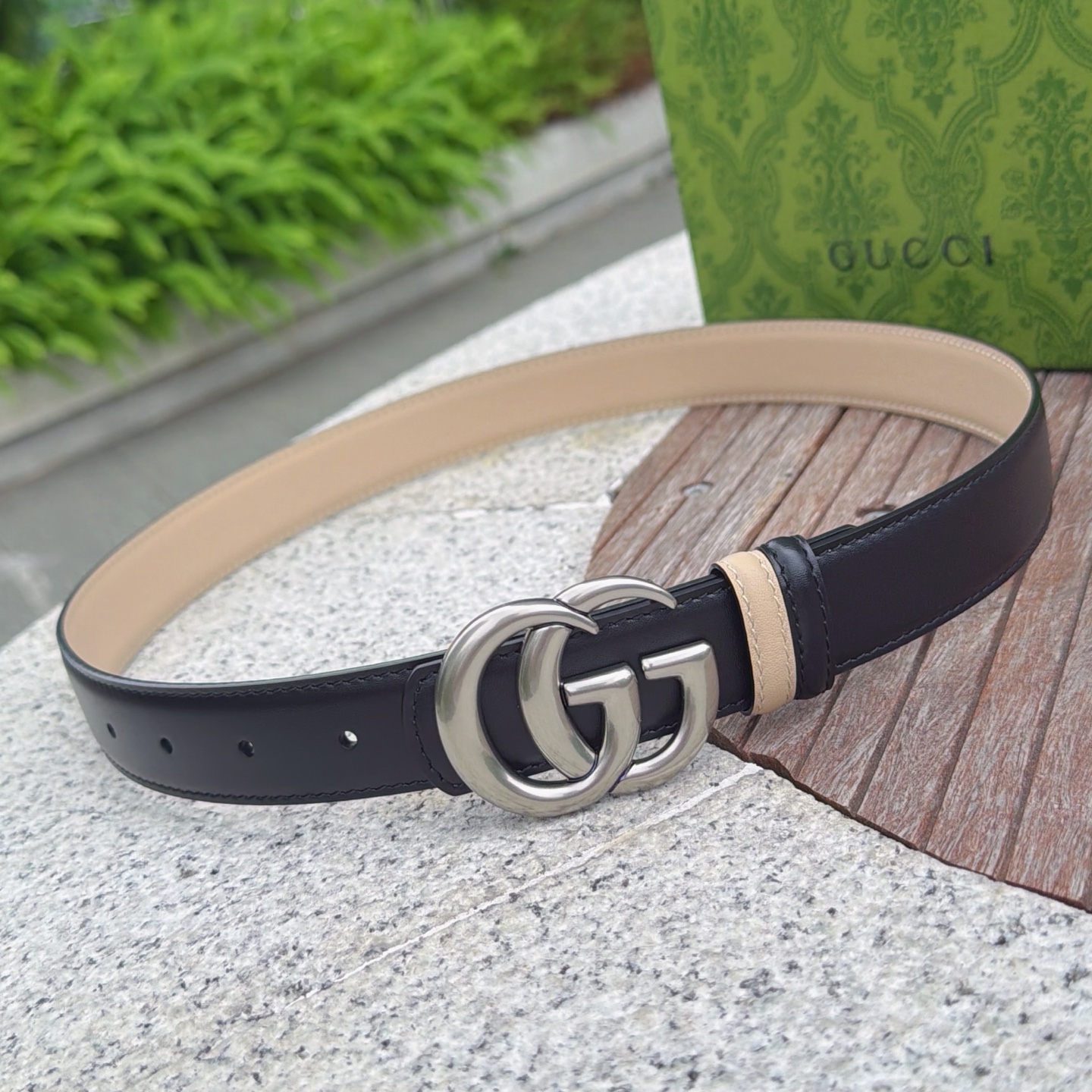 💥💥💥3.0cm 古驰 腰带，双面头层牛皮，长度：75.80.85.90.95.100.105欧，铜五金