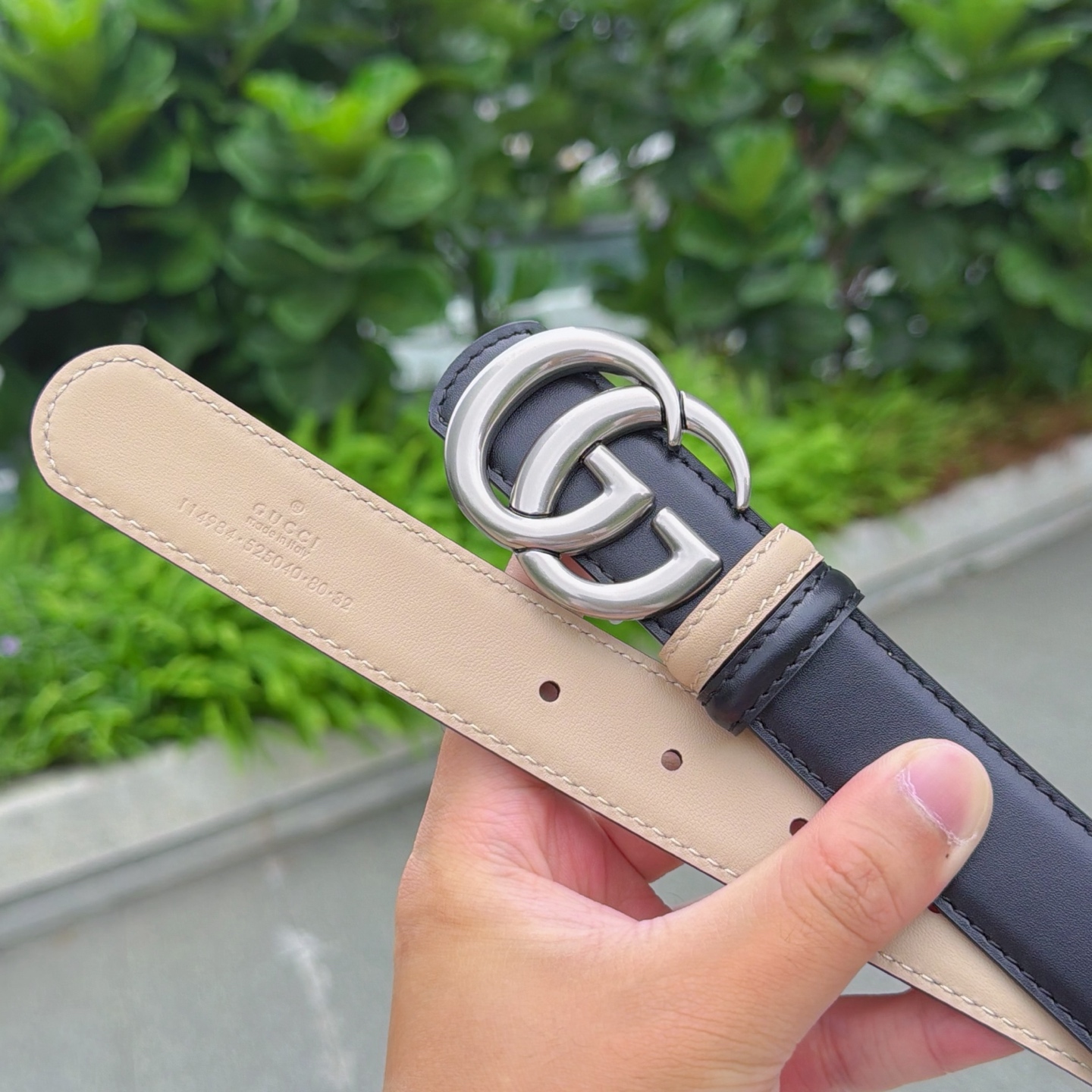 💥💥💥3.0cm 古驰 腰带，双面头层牛皮，长度：75.80.85.90.95.100.105欧，铜五金