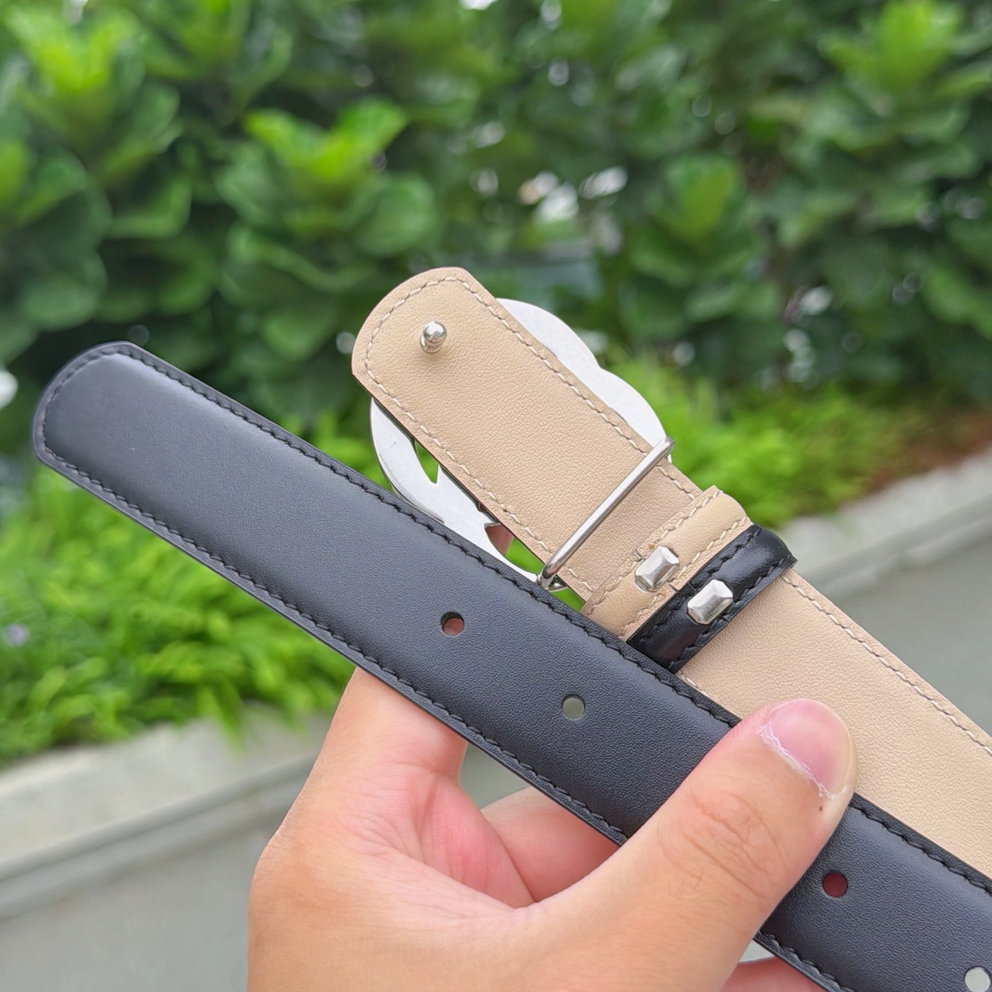 💥💥💥3.0cm 古驰 腰带，双面头层牛皮，长度：75.80.85.90.95.100.105欧，铜五金