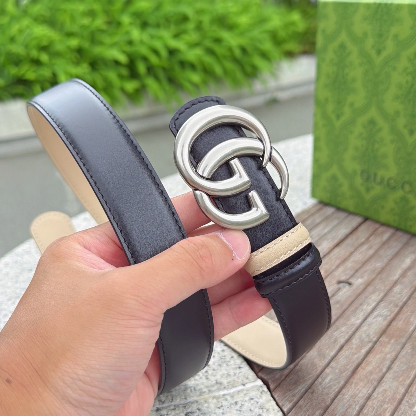 💥💥💥3.0cm 古驰 腰带，双面头层牛皮，长度：75.80.85.90.95.100.105欧，铜五金