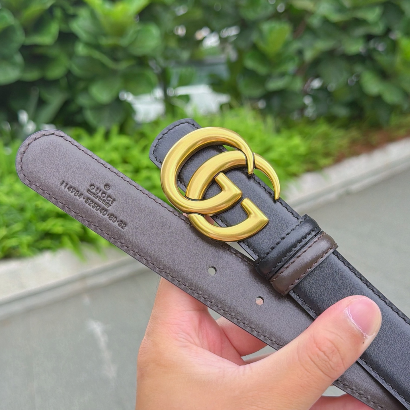 💥💥💥3.0cm 古驰 腰带，双面头层牛皮，长度：75.80.85.90.95.100.105欧，铜五金