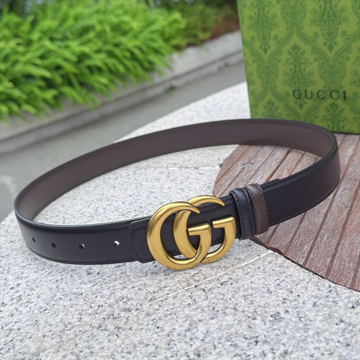 💥💥💥3.0cm 古驰 腰带，双面头层牛皮，长度：75.80.85.90.95.100.105欧，铜五金