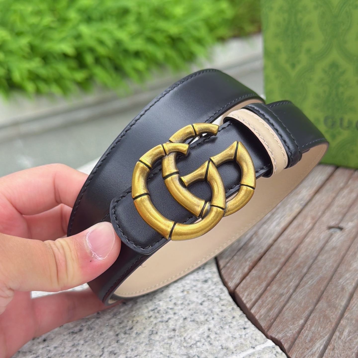 💥💥💥3.0cm 古驰 腰带，双面头层牛皮，长度：75.80.85.90.95.100.105欧，铜五金