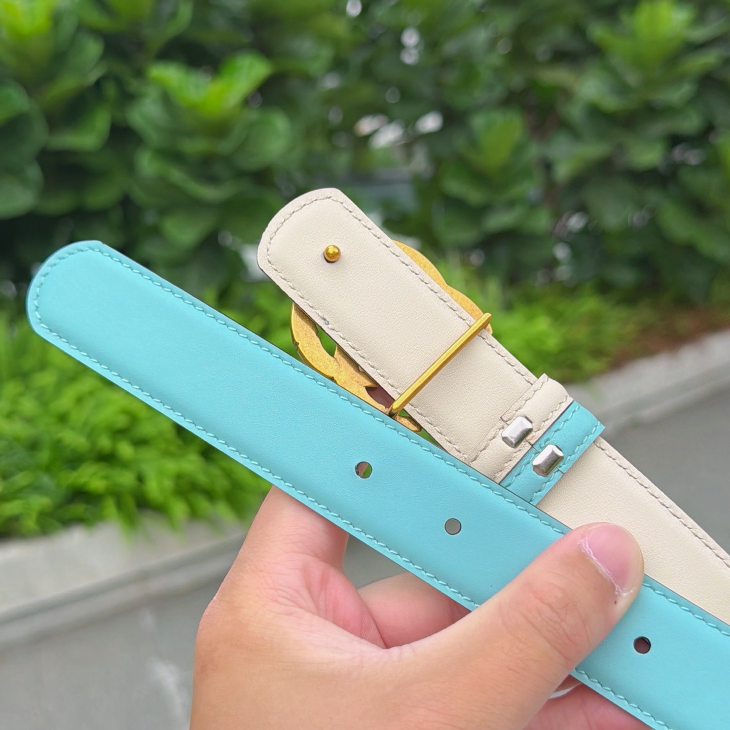 💥💥💥3.0cm 古驰 腰带，双面头层牛皮，长度：75.80.85.90.95.100.105欧，铜五金