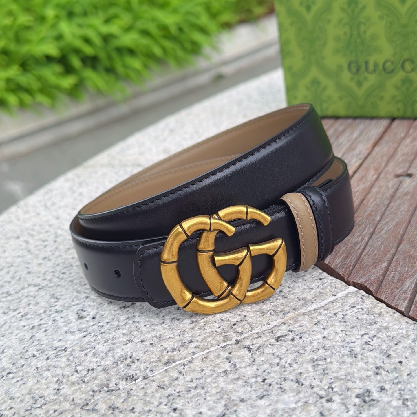 💥💥💥3.0cm 古驰 腰带，双面头层牛皮，长度：75.80.85.90.95.100.105欧，铜五金