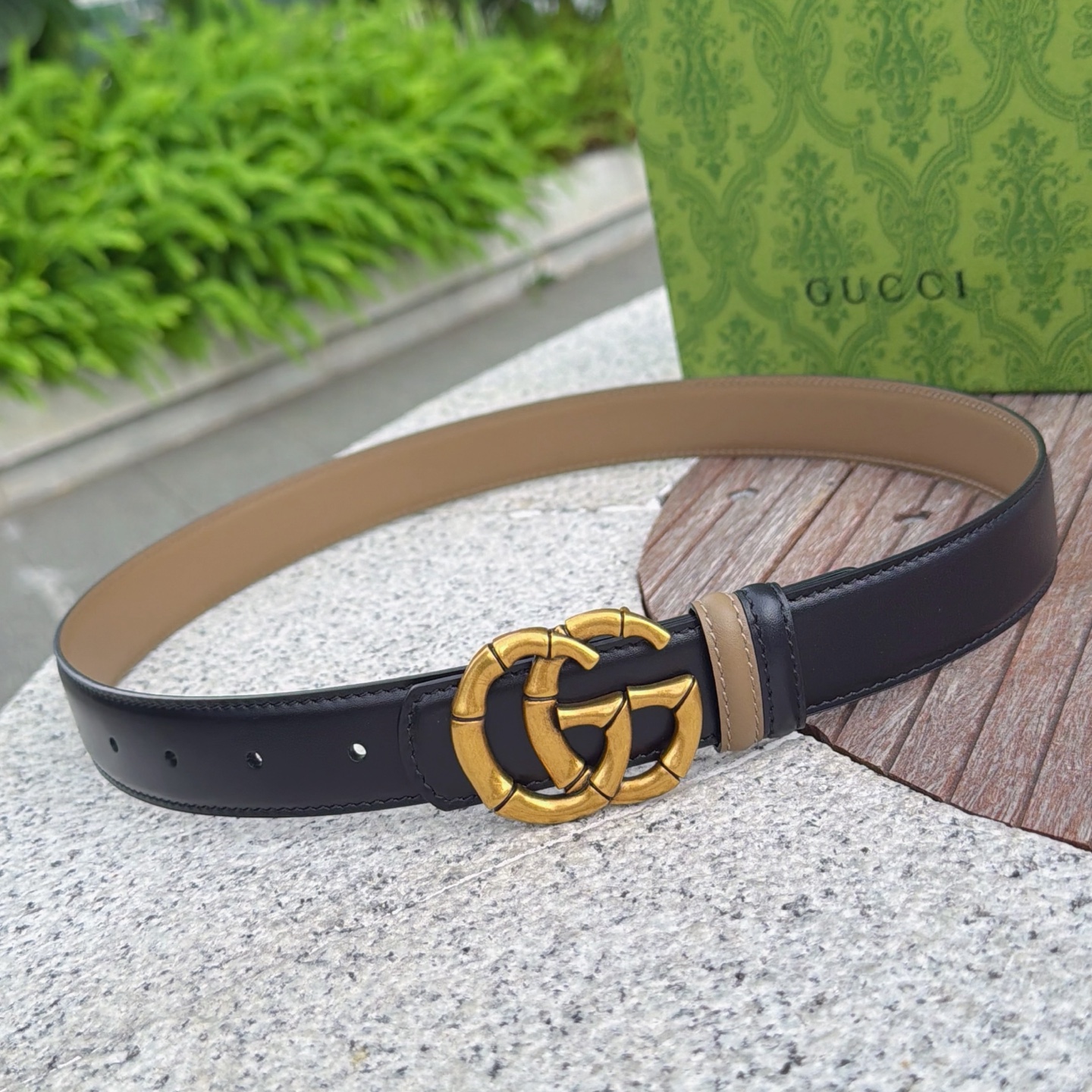 💥💥💥3.0cm 古驰 腰带，双面头层牛皮，长度：75.80.85.90.95.100.105欧，铜五金