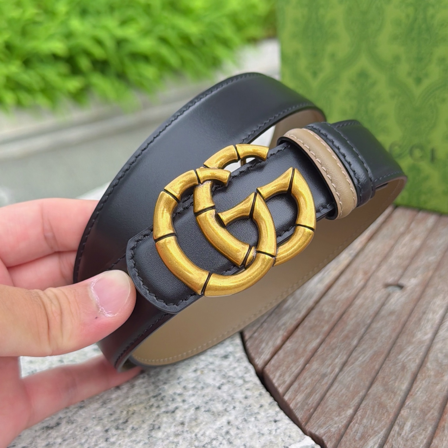 💥💥💥3.0cm 古驰 腰带，双面头层牛皮，长度：75.80.85.90.95.100.105欧，铜五金