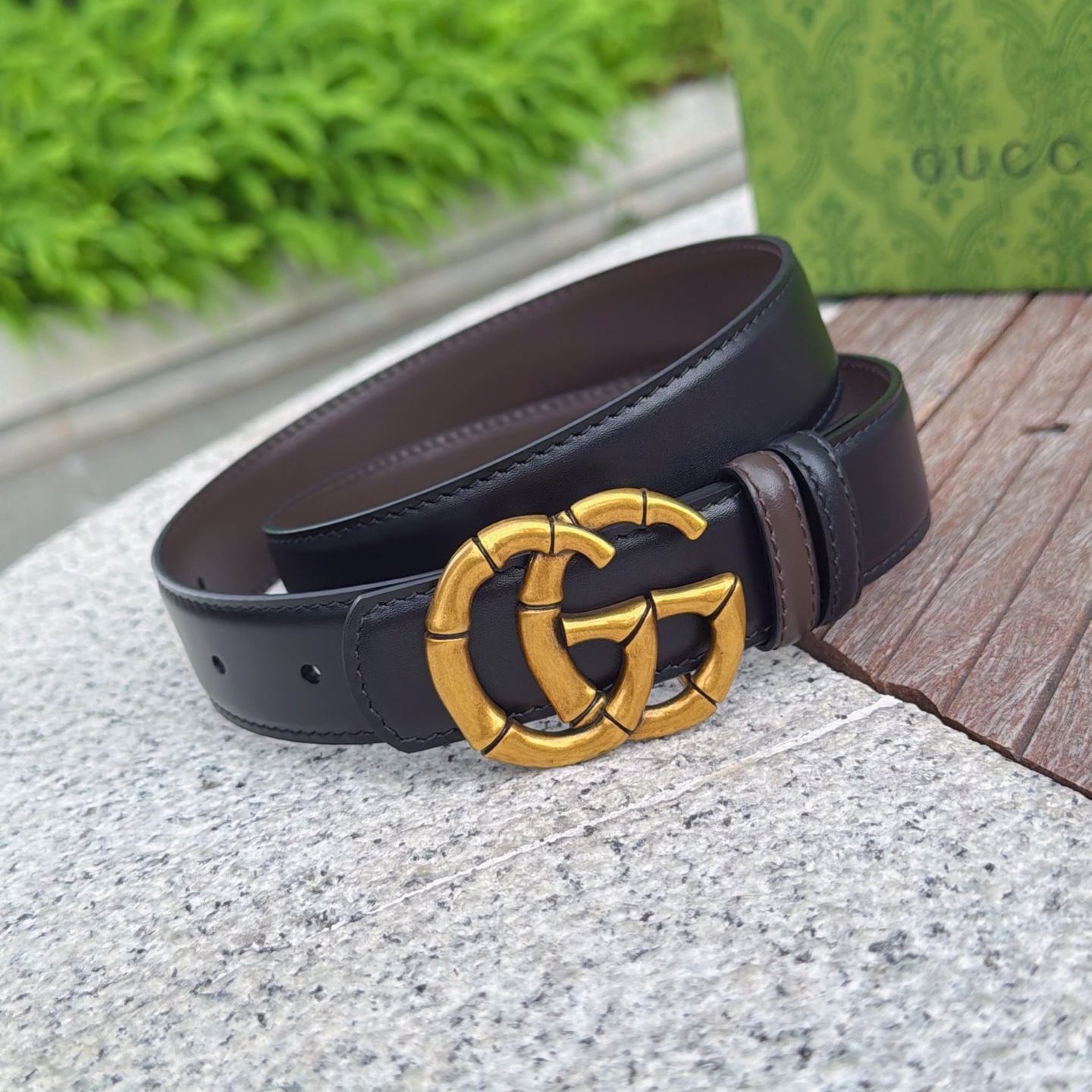 💥💥💥3.0cm 古驰 腰带，双面头层牛皮，长度：75.80.85.90.95.100.105欧，铜五金