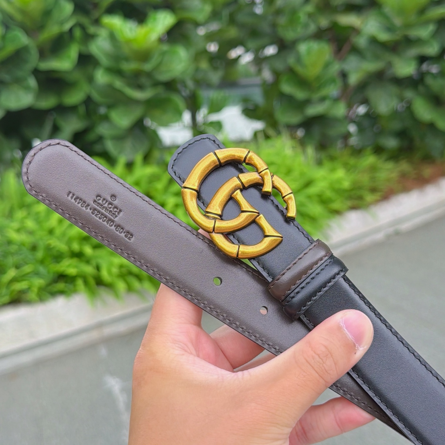 💥💥💥3.0cm 古驰 腰带，双面头层牛皮，长度：75.80.85.90.95.100.105欧，铜五金