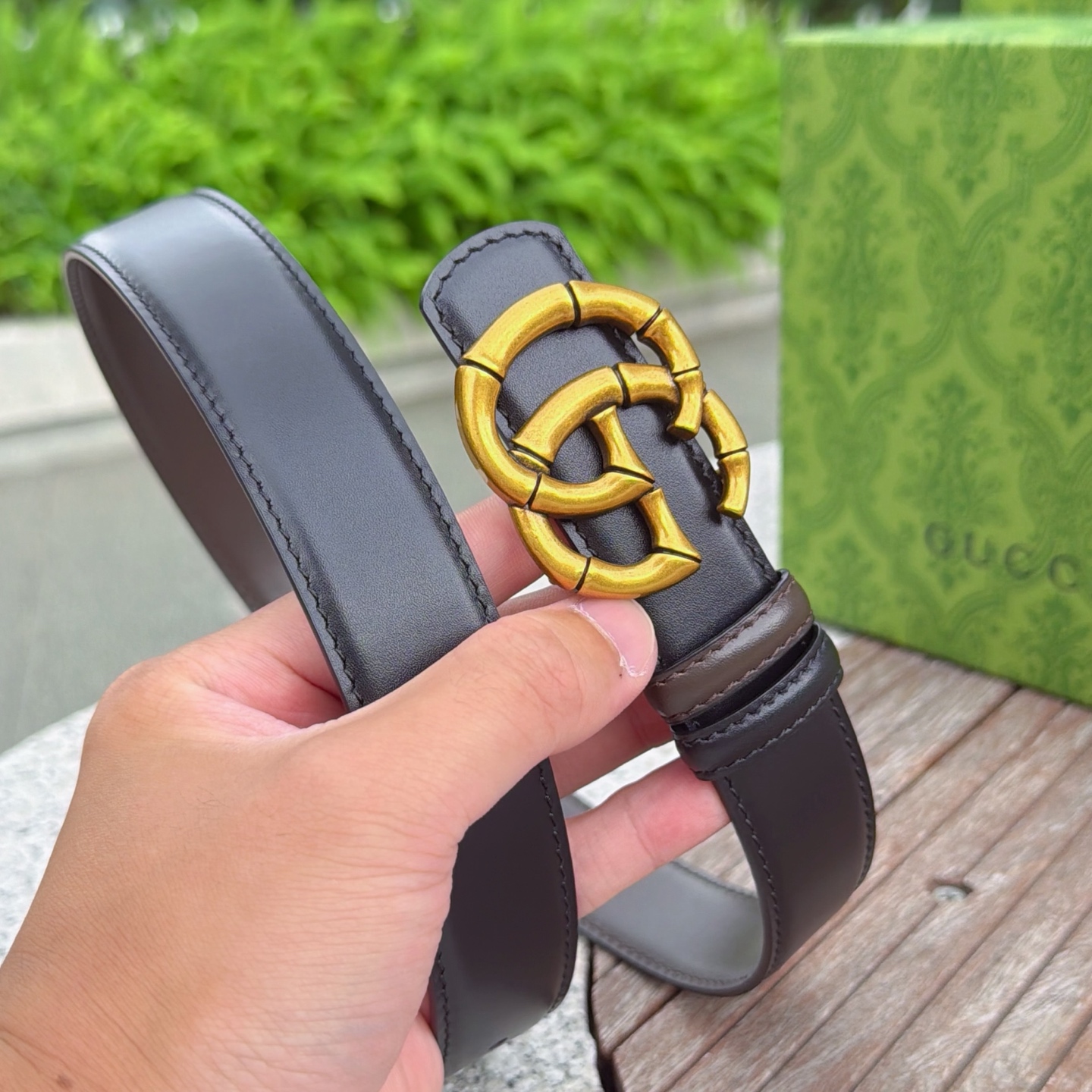 💥💥💥3.0cm 古驰 腰带，双面头层牛皮，长度：75.80.85.90.95.100.105欧，铜五金