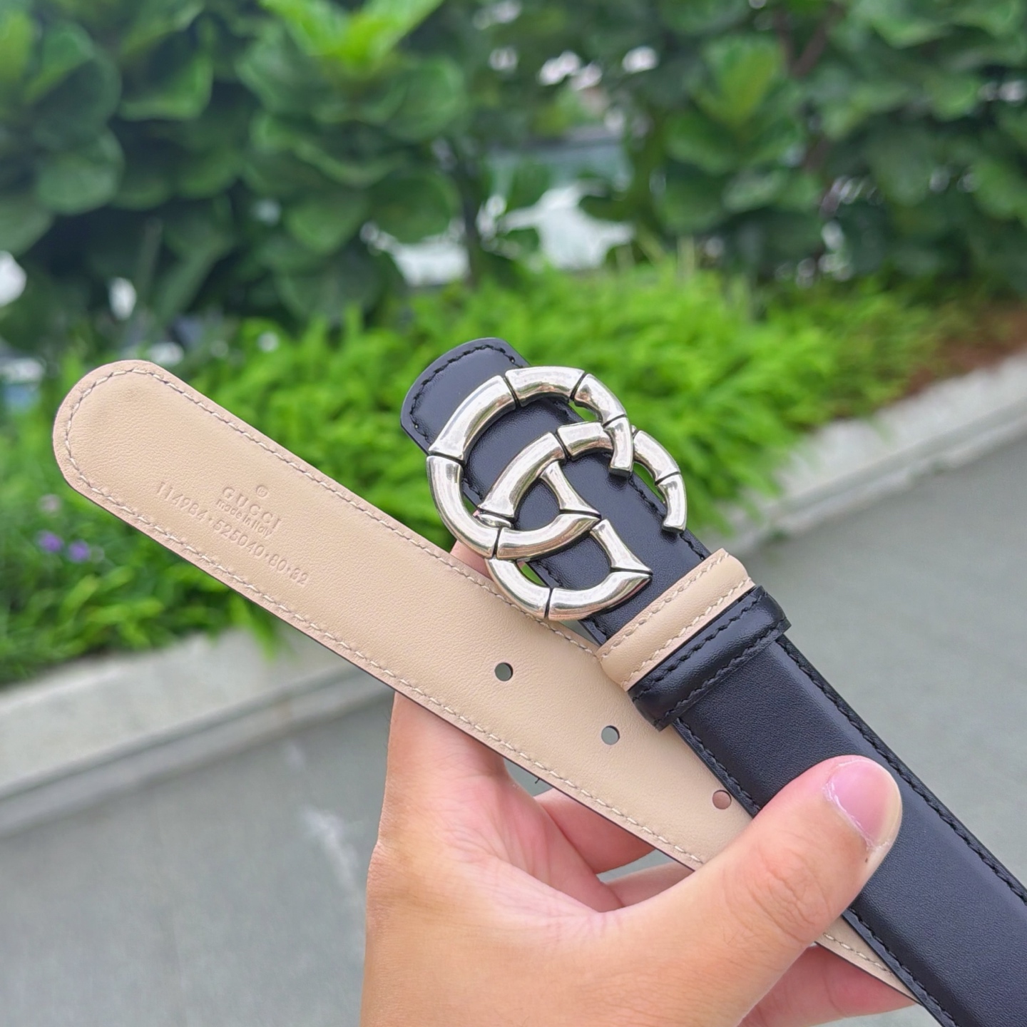 💥💥💥3.0cm 古驰 腰带，双面头层牛皮，长度：75.80.85.90.95.100.105欧，铜五金