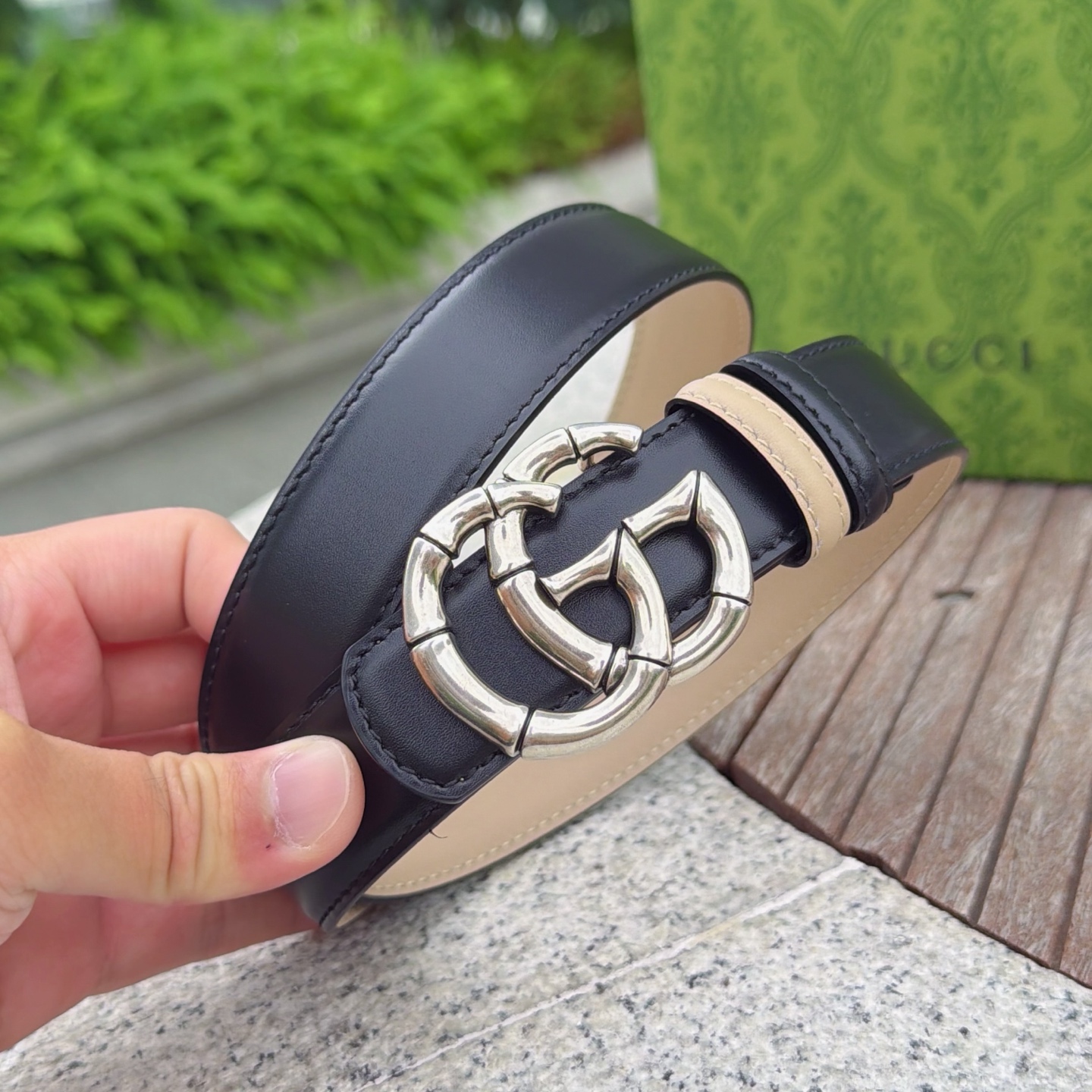 💥💥💥3.0cm 古驰 腰带，双面头层牛皮，长度：75.80.85.90.95.100.105欧，铜五金