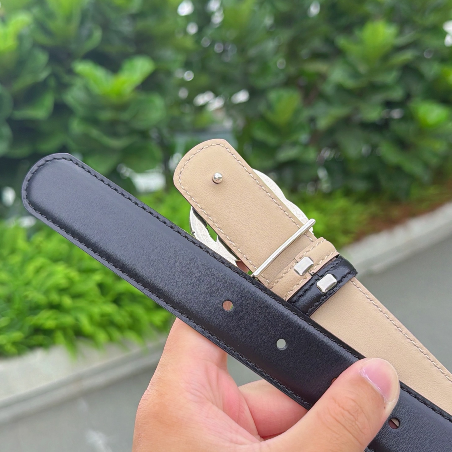 💥💥💥3.0cm 古驰 腰带，双面头层牛皮，长度：75.80.85.90.95.100.105欧，铜五金