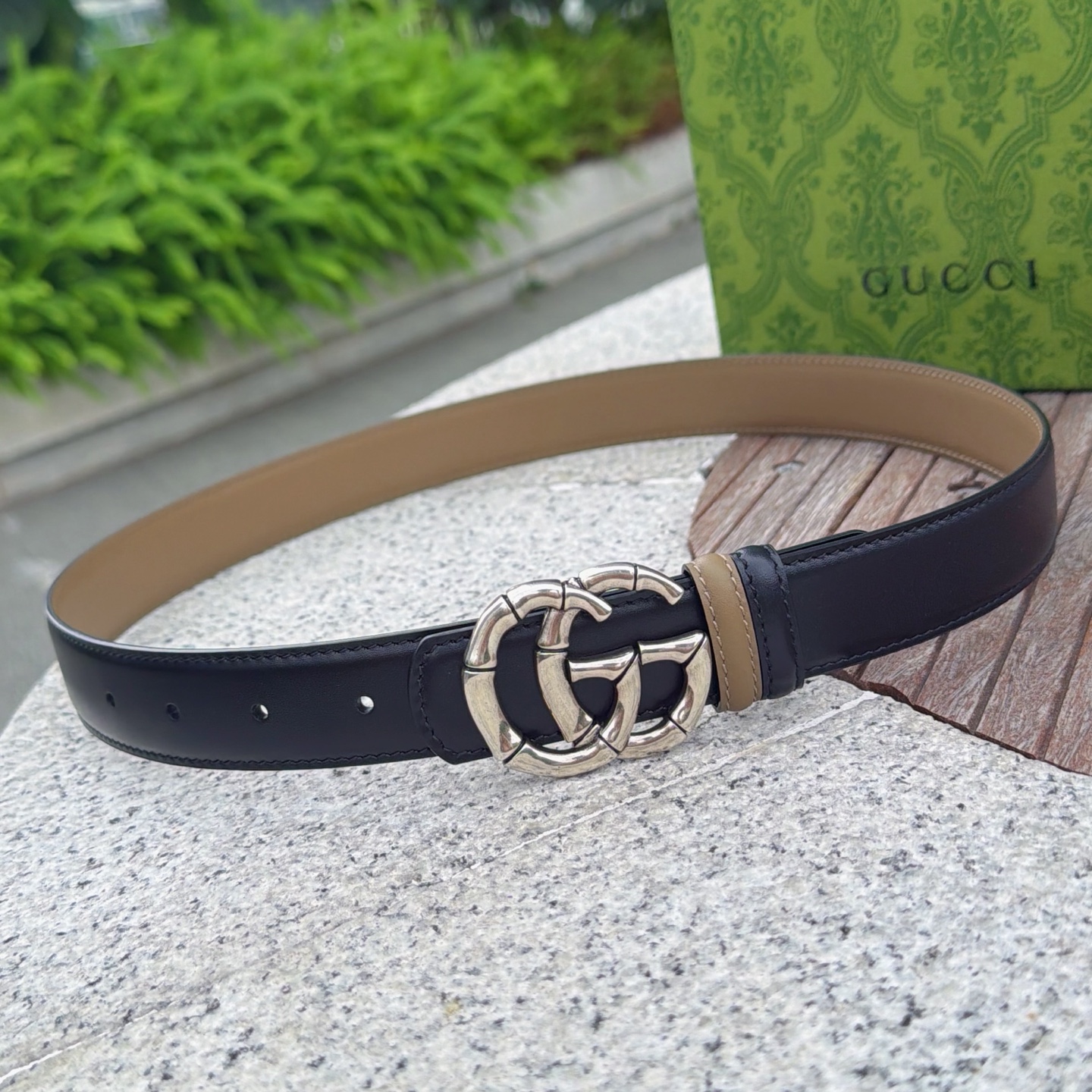 💥💥💥3.0cm 古驰 腰带，双面头层牛皮，长度：75.80.85.90.95.100.105欧，铜五金