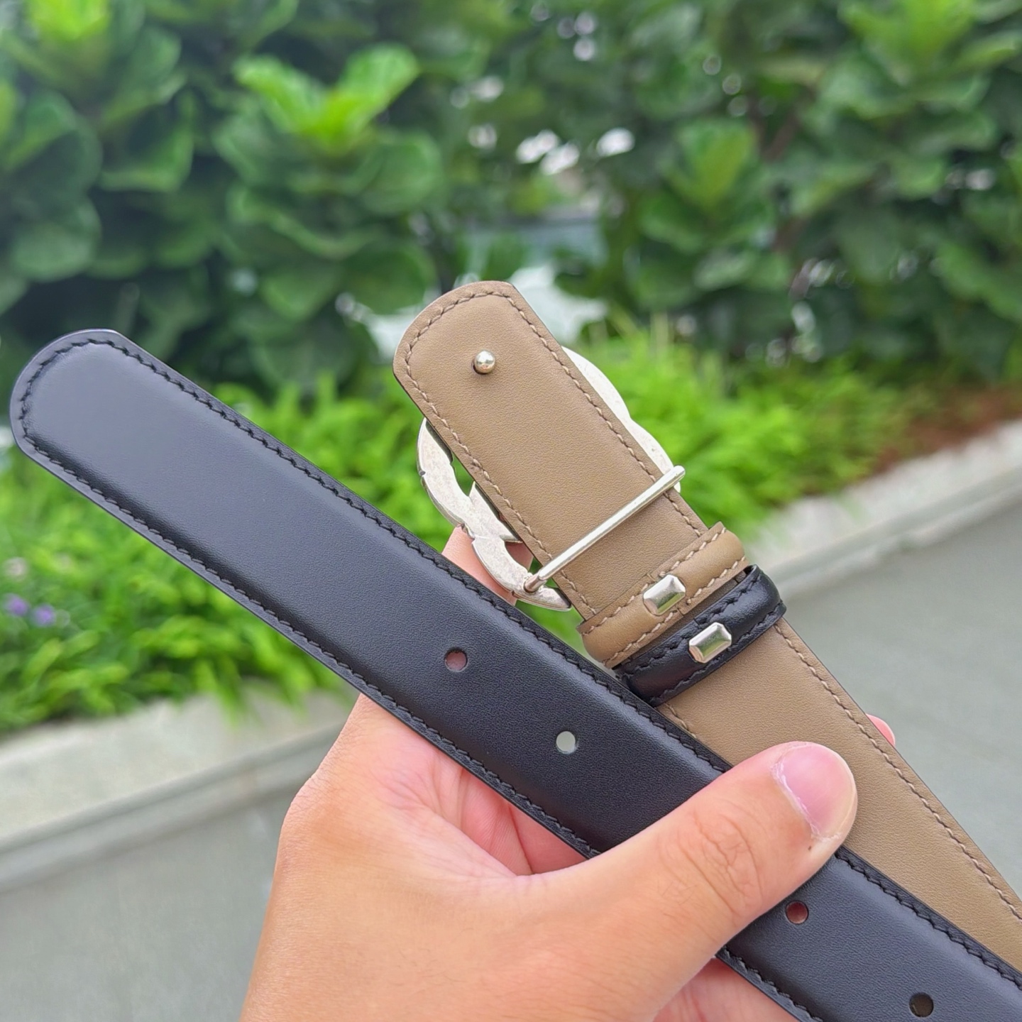 💥💥💥3.0cm 古驰 腰带，双面头层牛皮，长度：75.80.85.90.95.100.105欧，铜五金