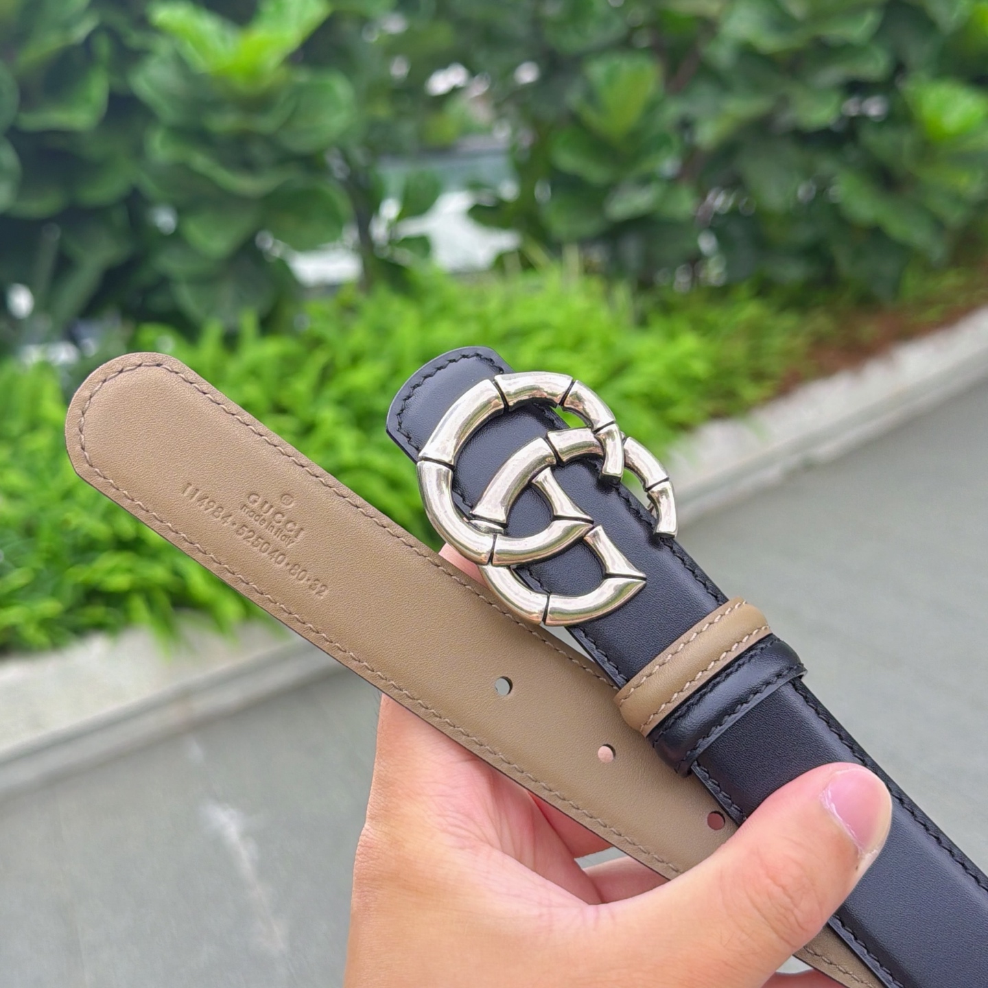 💥💥💥3.0cm 古驰 腰带，双面头层牛皮，长度：75.80.85.90.95.100.105欧，铜五金