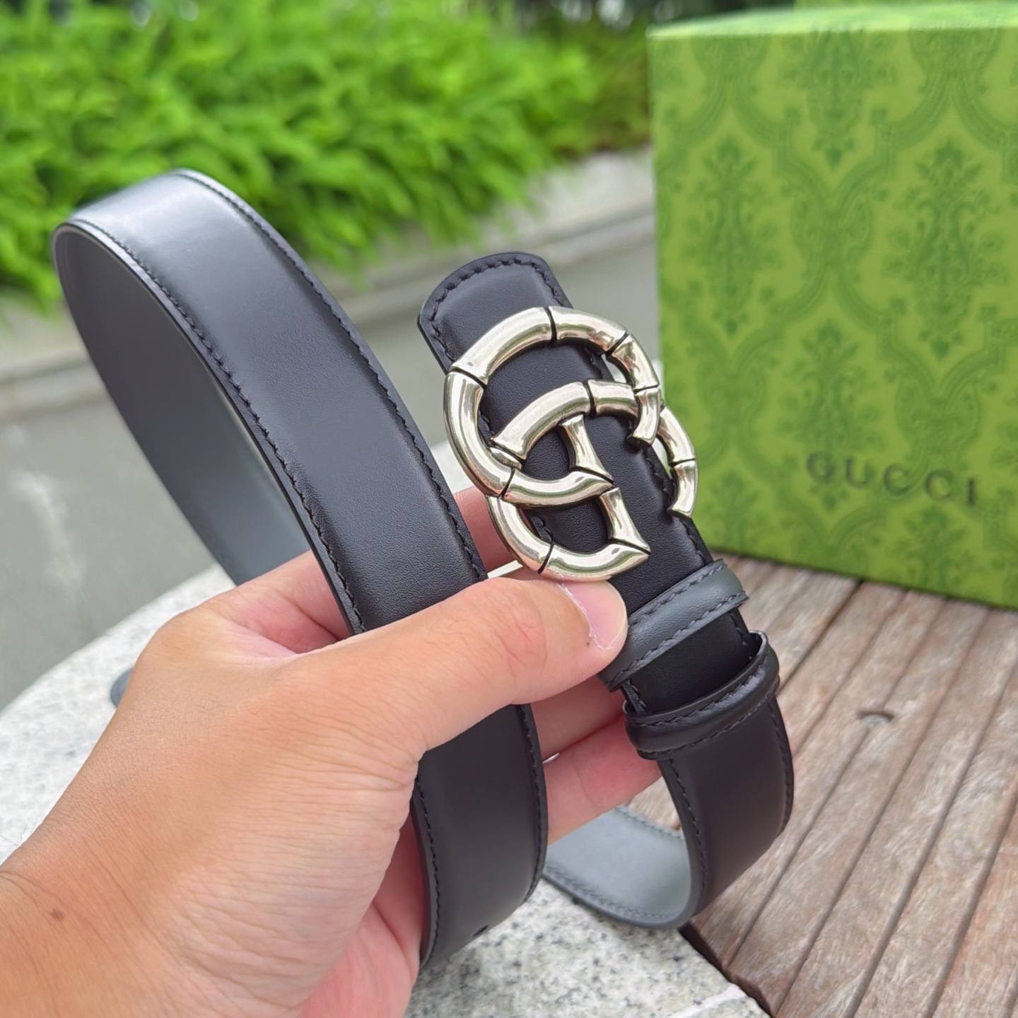 💥💥💥3.0cm 古驰 腰带，双面头层牛皮，长度：75.80.85.90.95.100.105欧，铜五金