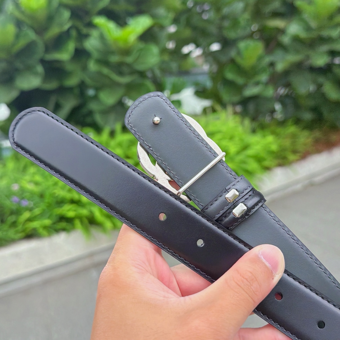 💥💥💥3.0cm 古驰 腰带，双面头层牛皮，长度：75.80.85.90.95.100.105欧，铜五金