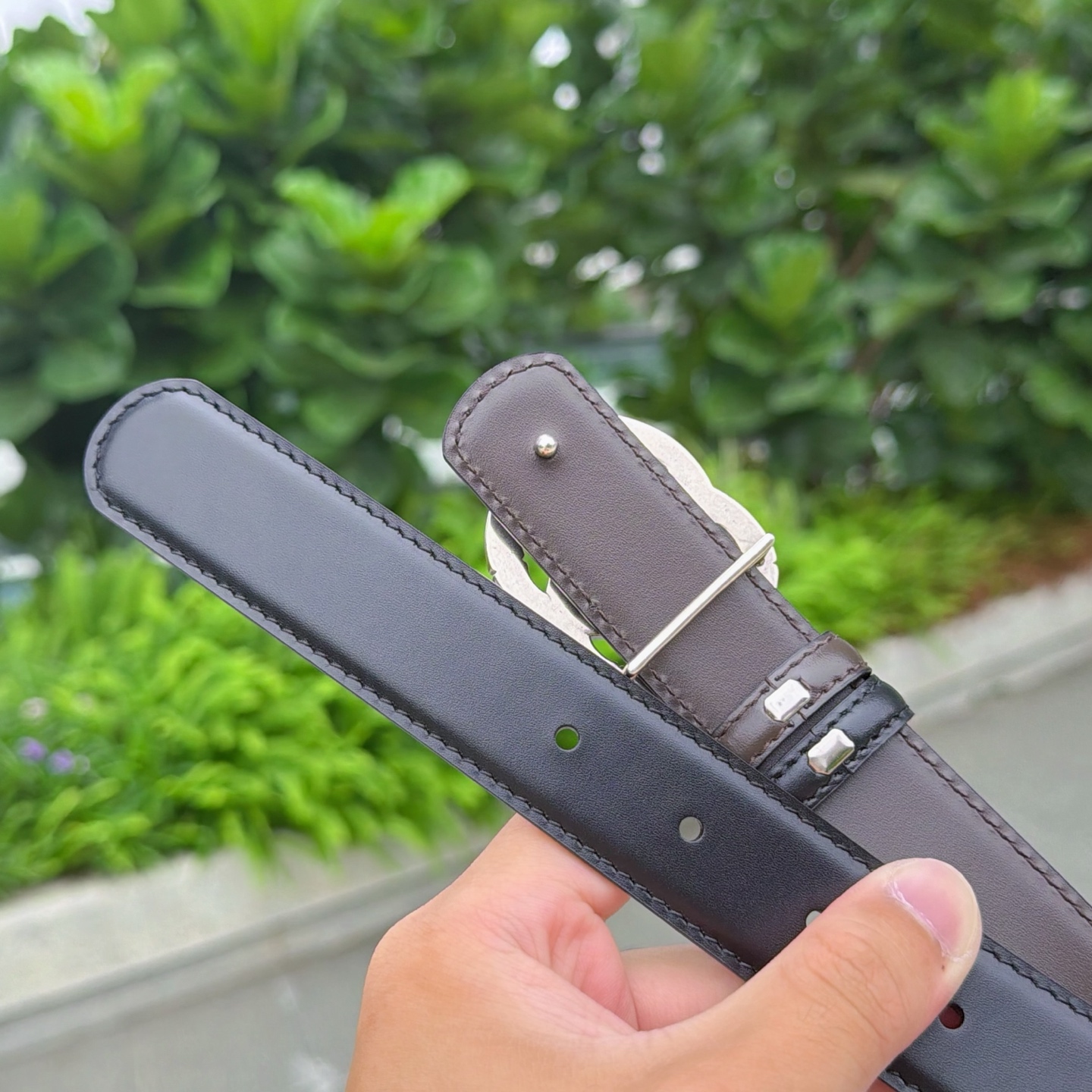 💥💥💥3.0cm 古驰 腰带，双面头层牛皮，长度：75.80.85.90.95.100.105欧，铜五金