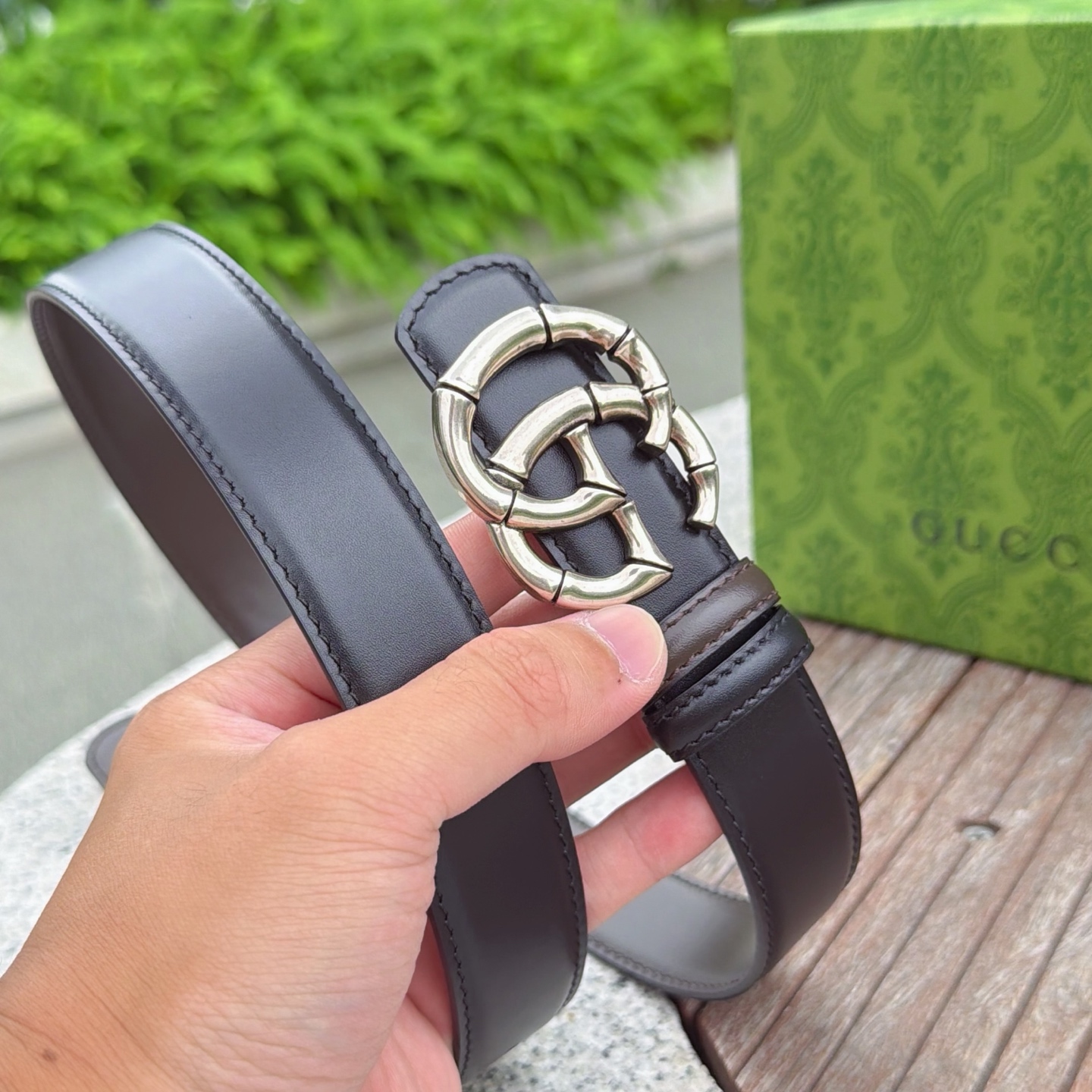 💥💥💥3.0cm 古驰 腰带，双面头层牛皮，长度：75.80.85.90.95.100.105欧，铜五金