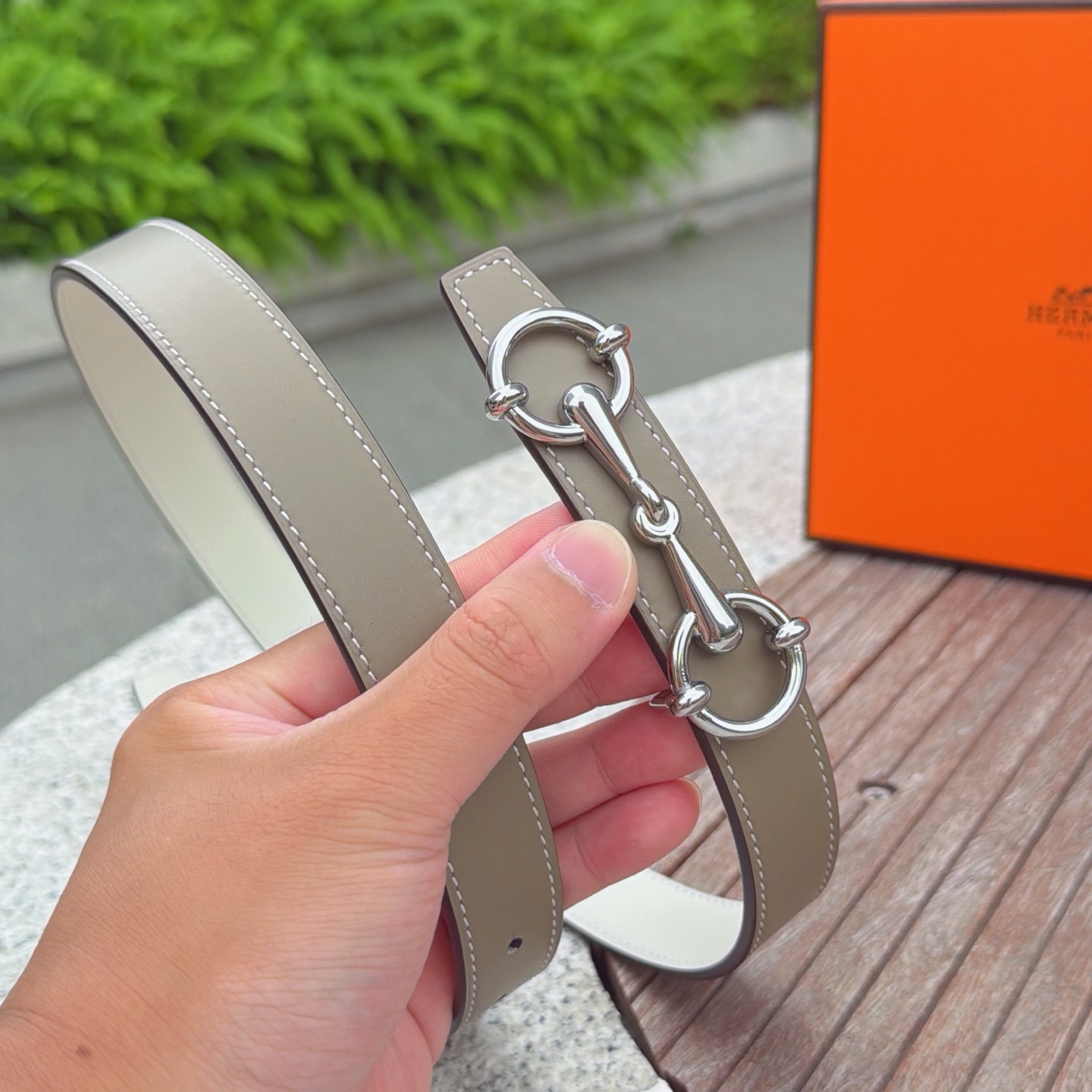 💥💥💥2.5cm爱马仕腰带，双面头层牛皮，长度：75.80.85.90.95.100.105.110欧，