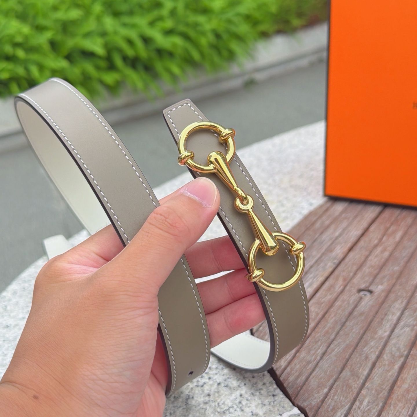 💥💥💥2.5cm爱马仕腰带，双面头层牛皮，长度：75.80.85.90.95.100.105.110欧，