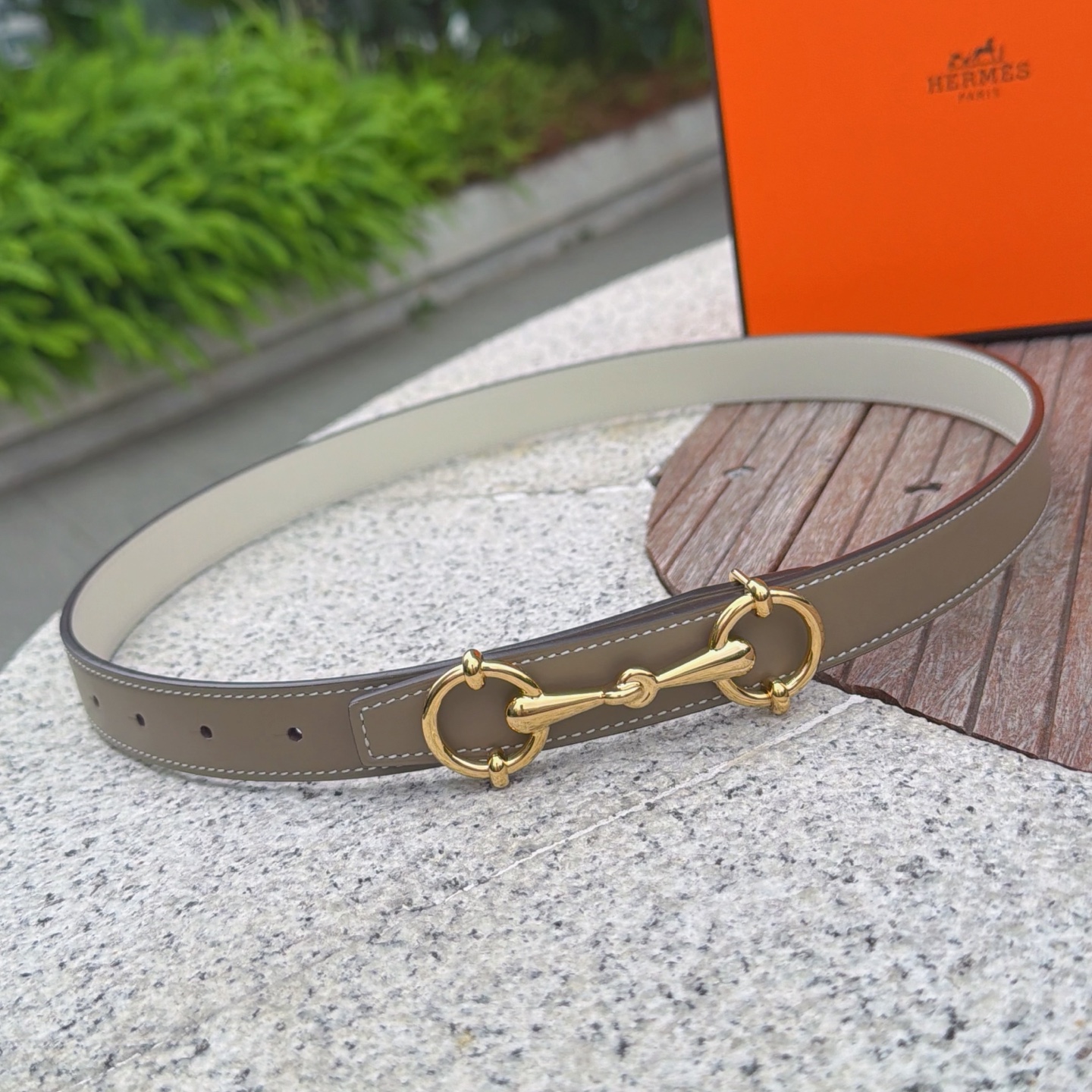 💥💥💥2.5cm爱马仕腰带，双面头层牛皮，长度：75.80.85.90.95.100.105.110欧，