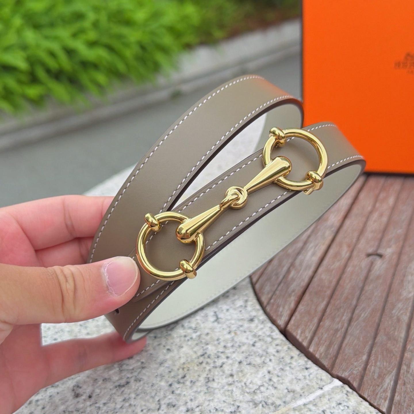 💥💥💥2.5cm爱马仕腰带，双面头层牛皮，长度：75.80.85.90.95.100.105.110欧，