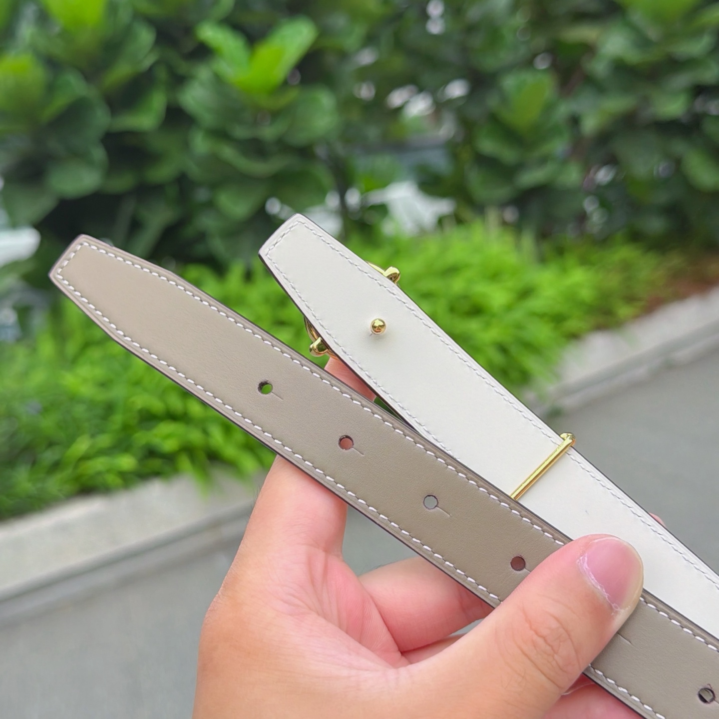 💥💥💥2.5cm爱马仕腰带，双面头层牛皮，长度：75.80.85.90.95.100.105.110欧，