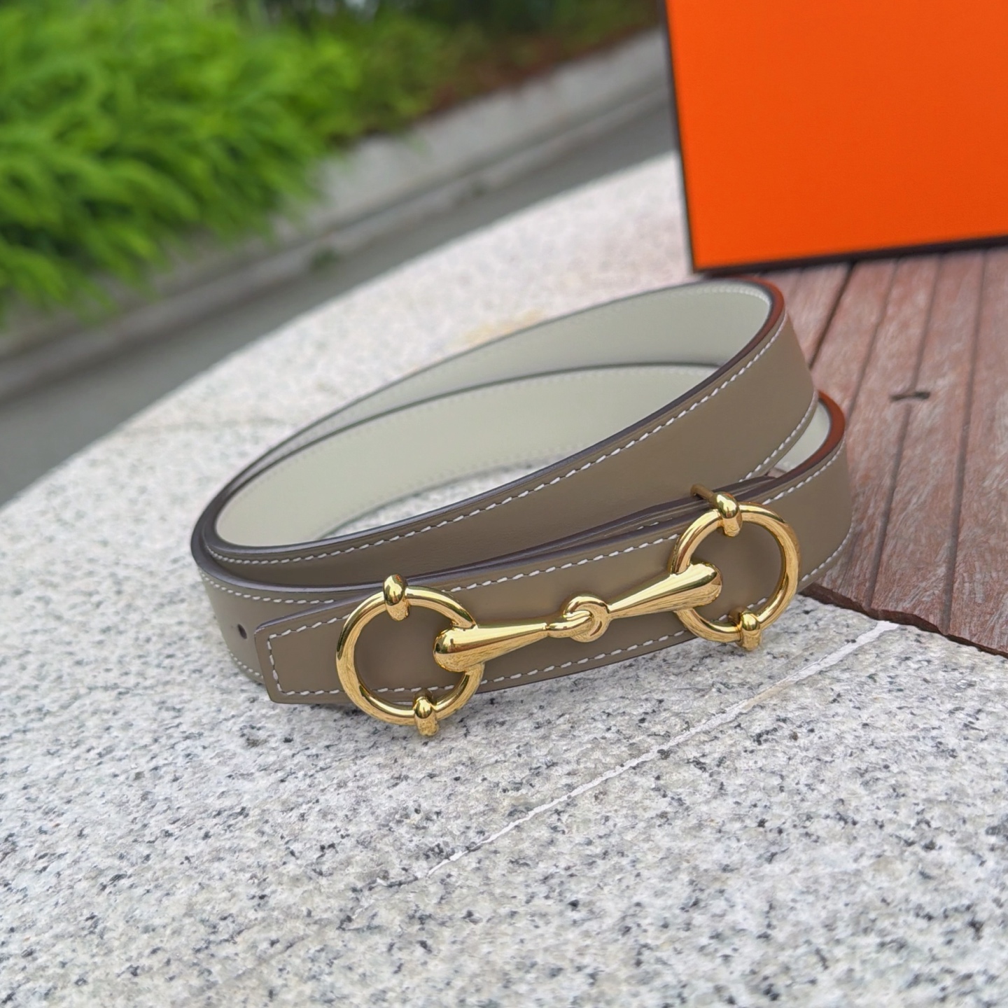 💥💥💥2.5cm爱马仕腰带，双面头层牛皮，长度：75.80.85.90.95.100.105.110欧，