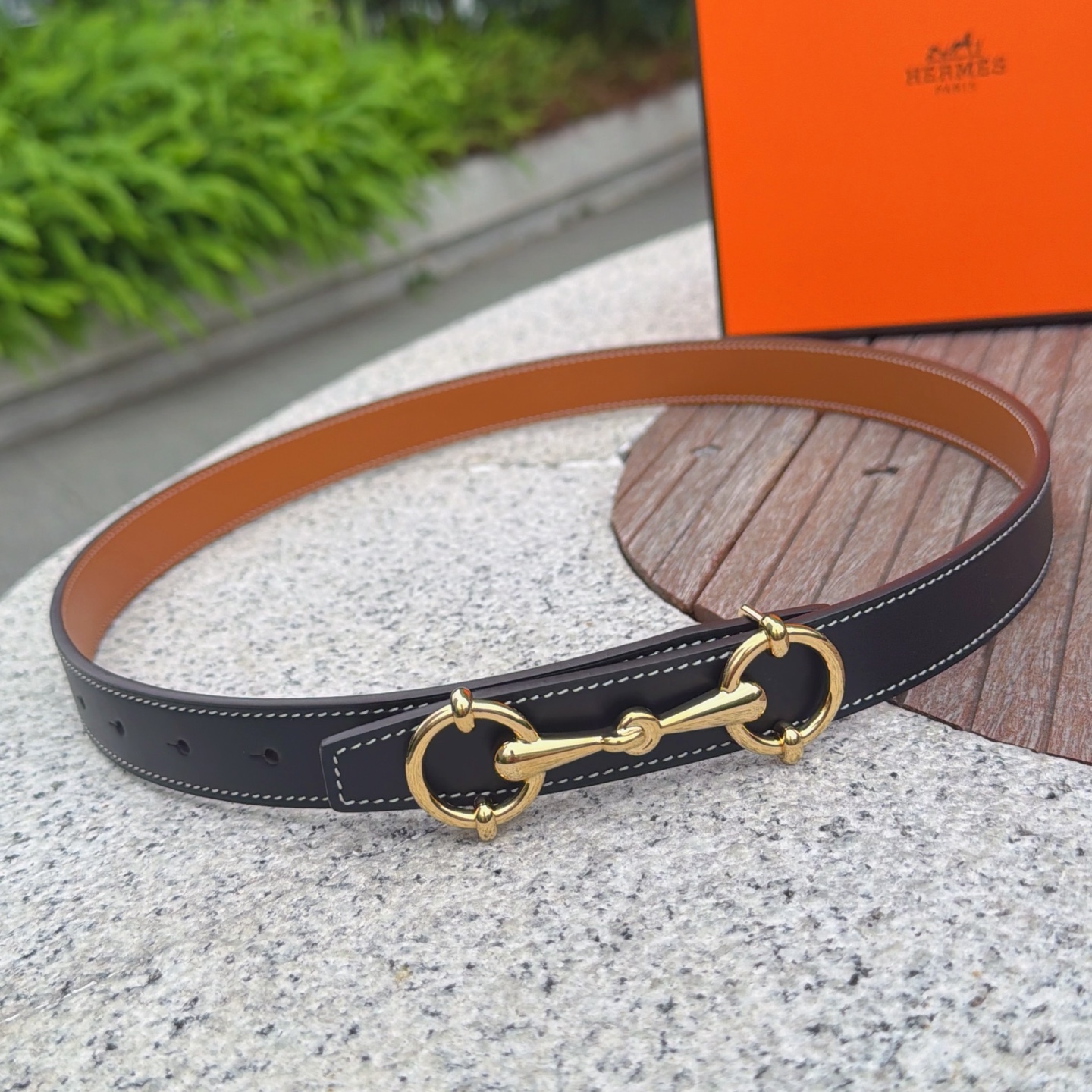 💥💥💥2.5cm爱马仕腰带，双面头层牛皮，长度：75.80.85.90.95.100.105.110欧，