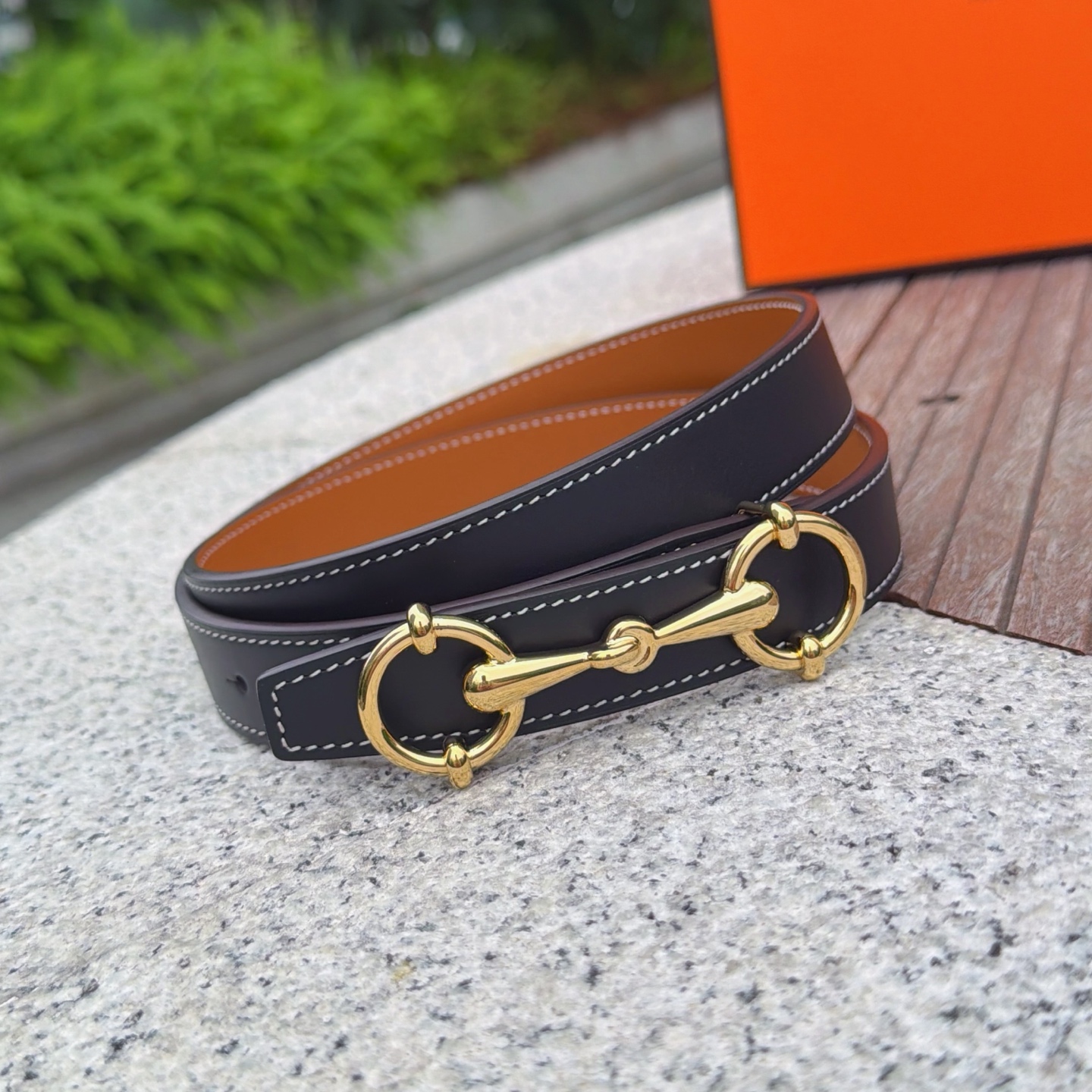 💥💥💥2.5cm爱马仕腰带，双面头层牛皮，长度：75.80.85.90.95.100.105.110欧，