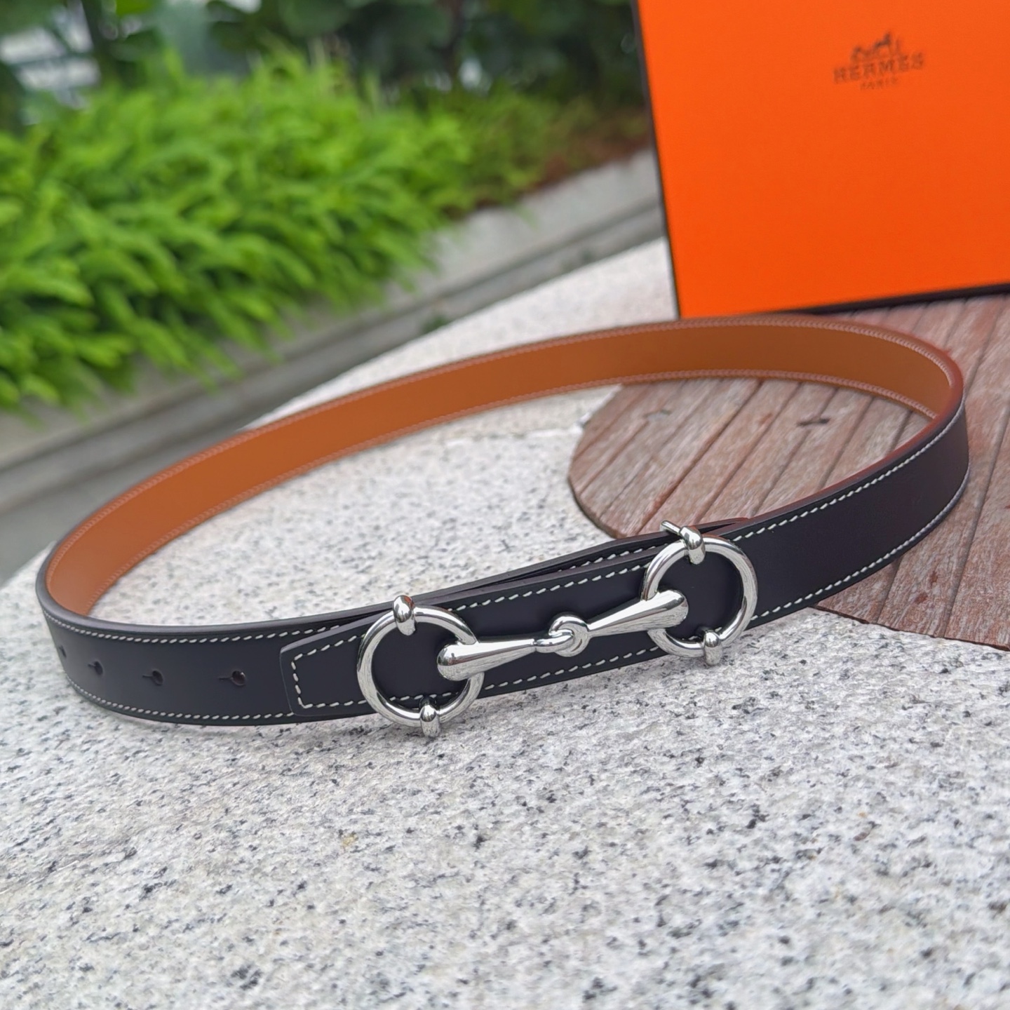 💥💥💥2.5cm爱马仕腰带，双面头层牛皮，长度：75.80.85.90.95.100.105.110欧，