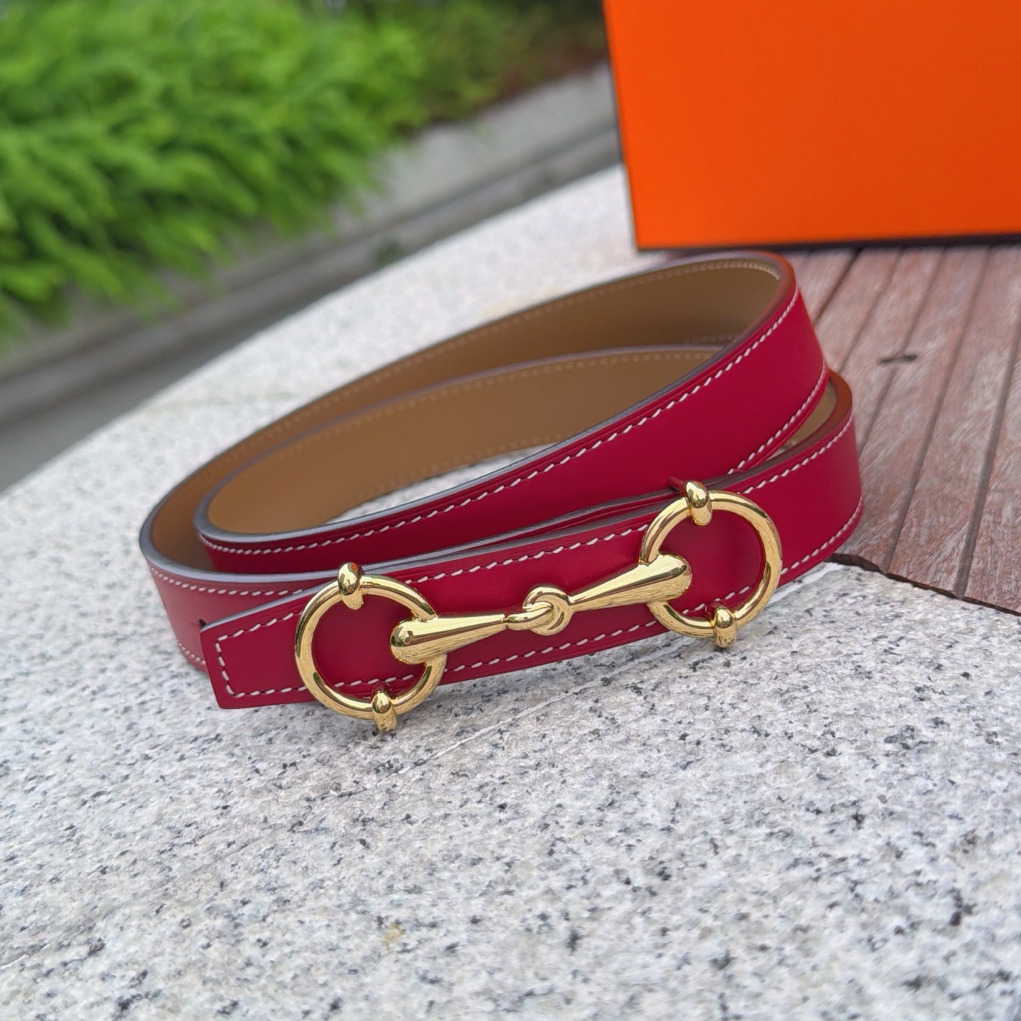 💥💥💥2.5cm爱马仕腰带，双面头层牛皮，长度：75.80.85.90.95.100.105.110欧，